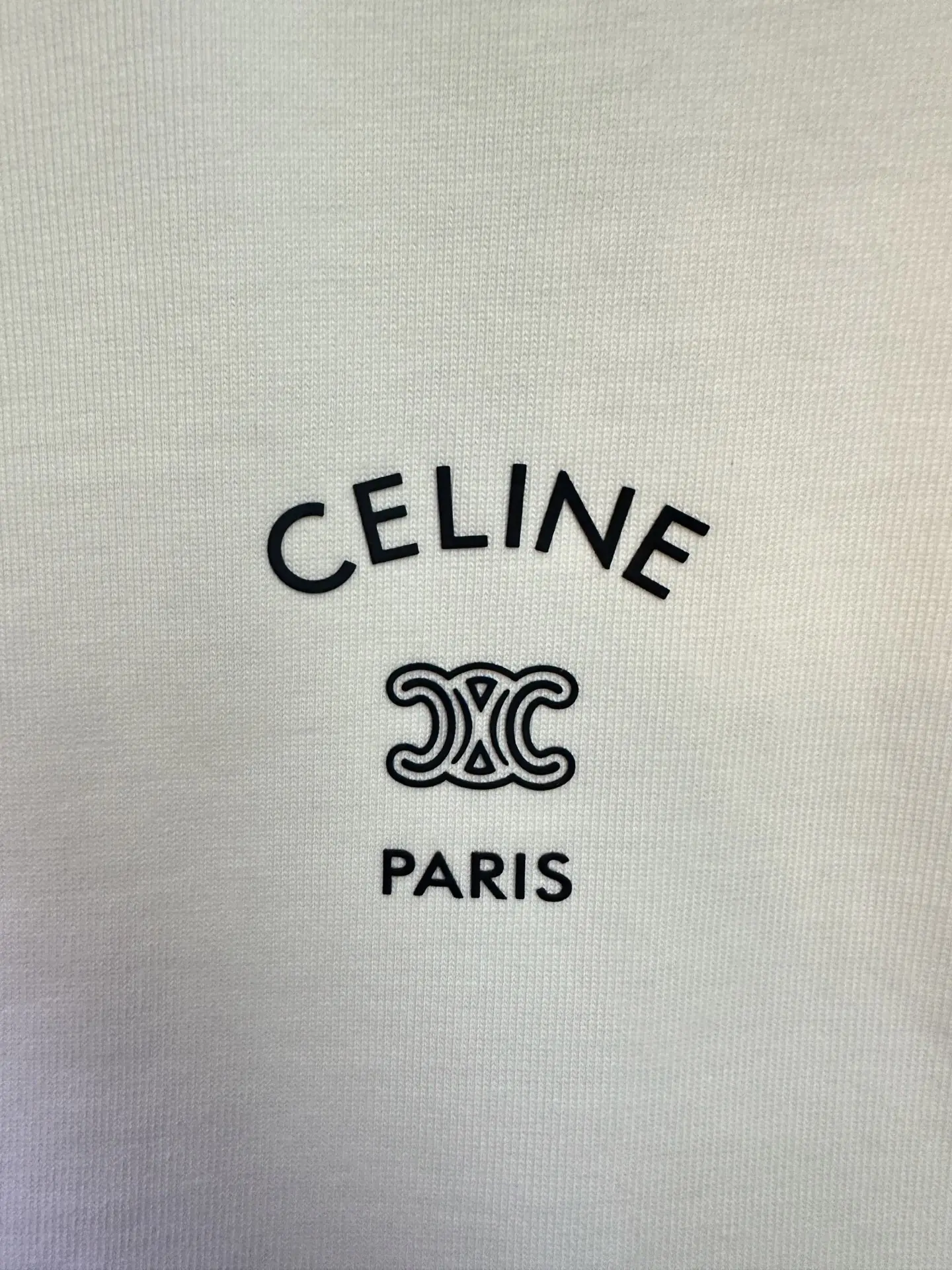 Triomphe Logo Heavyweight Cotton T-Shirt D22012873 — view 8