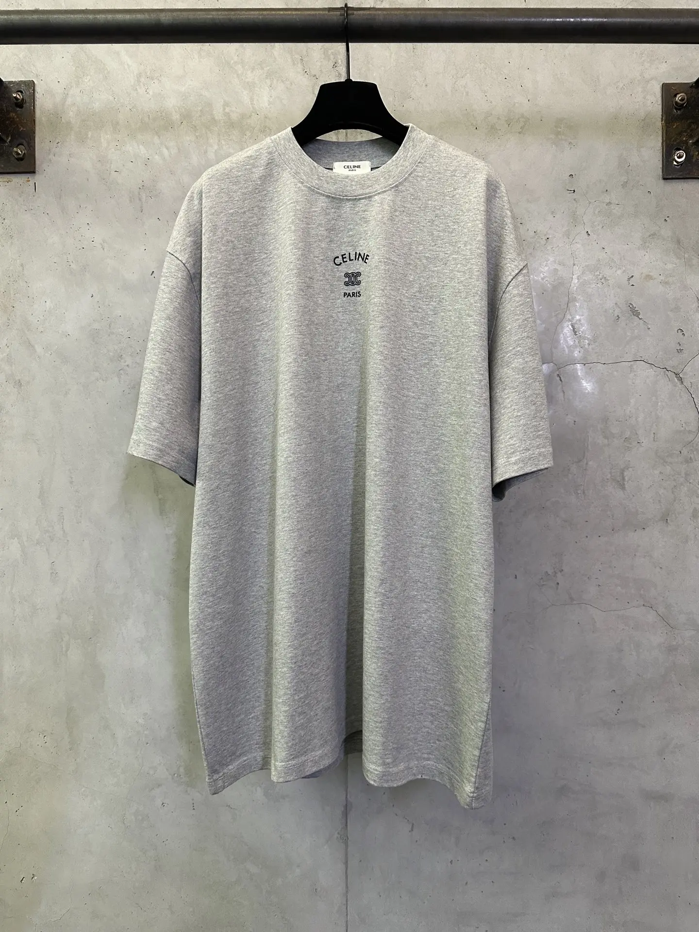 Triomphe Logo Heavyweight Cotton T-Shirt D22012874