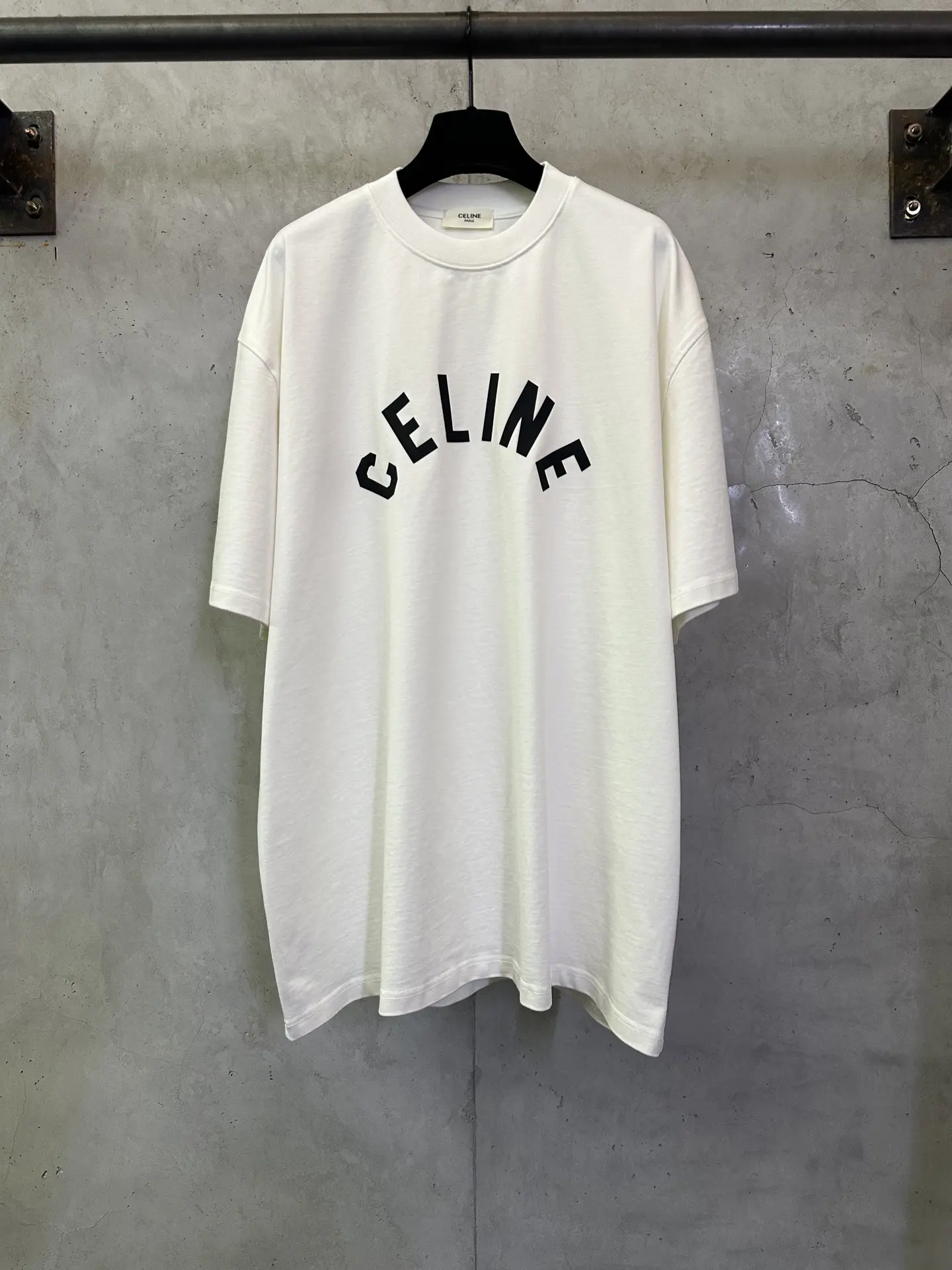 Logo-Print Heavyweight Cotton T-Shirt D22012865
