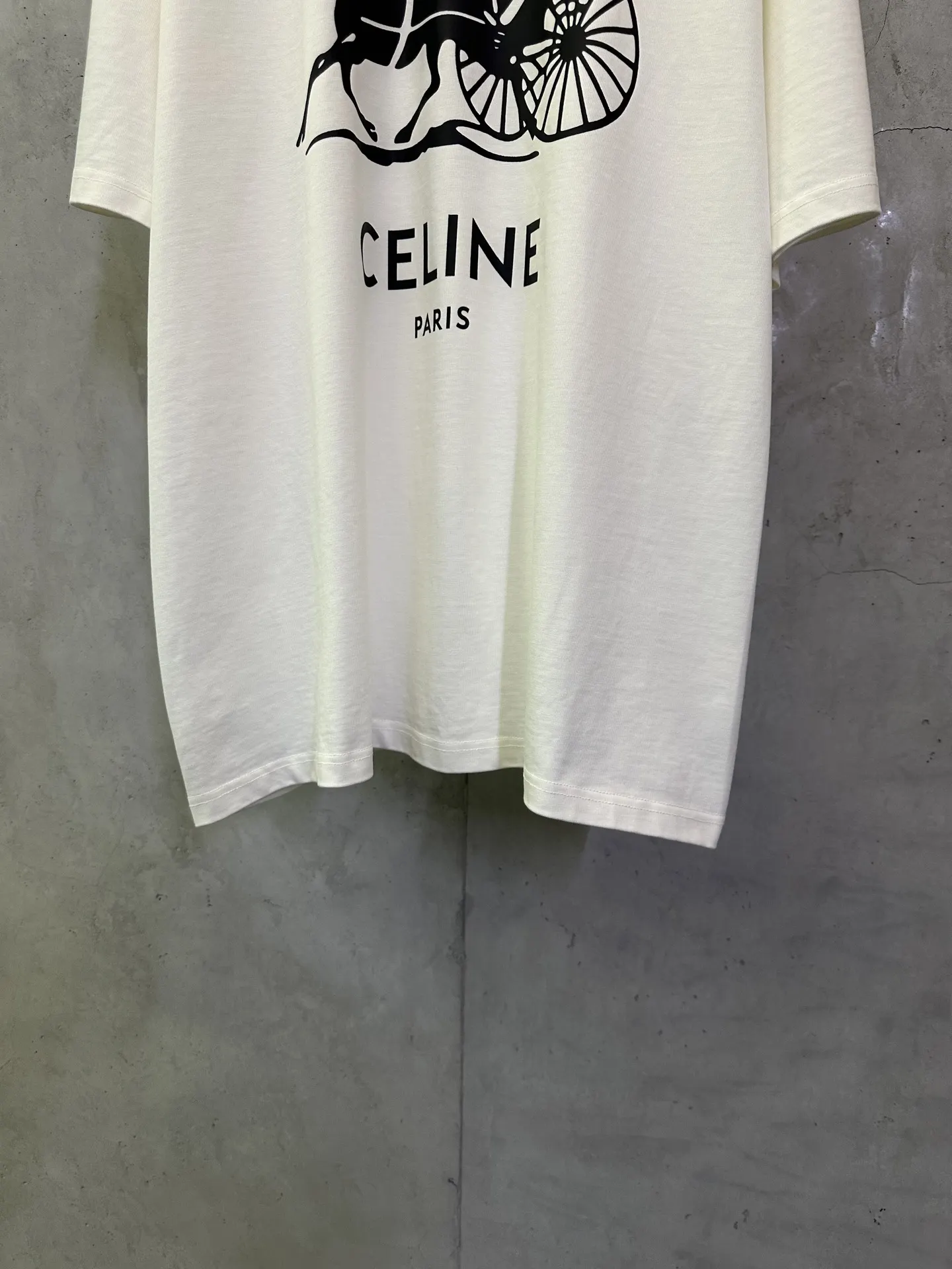 Horse and Carriage Logo Print Cotton T-Shirt D22012891 — view 4