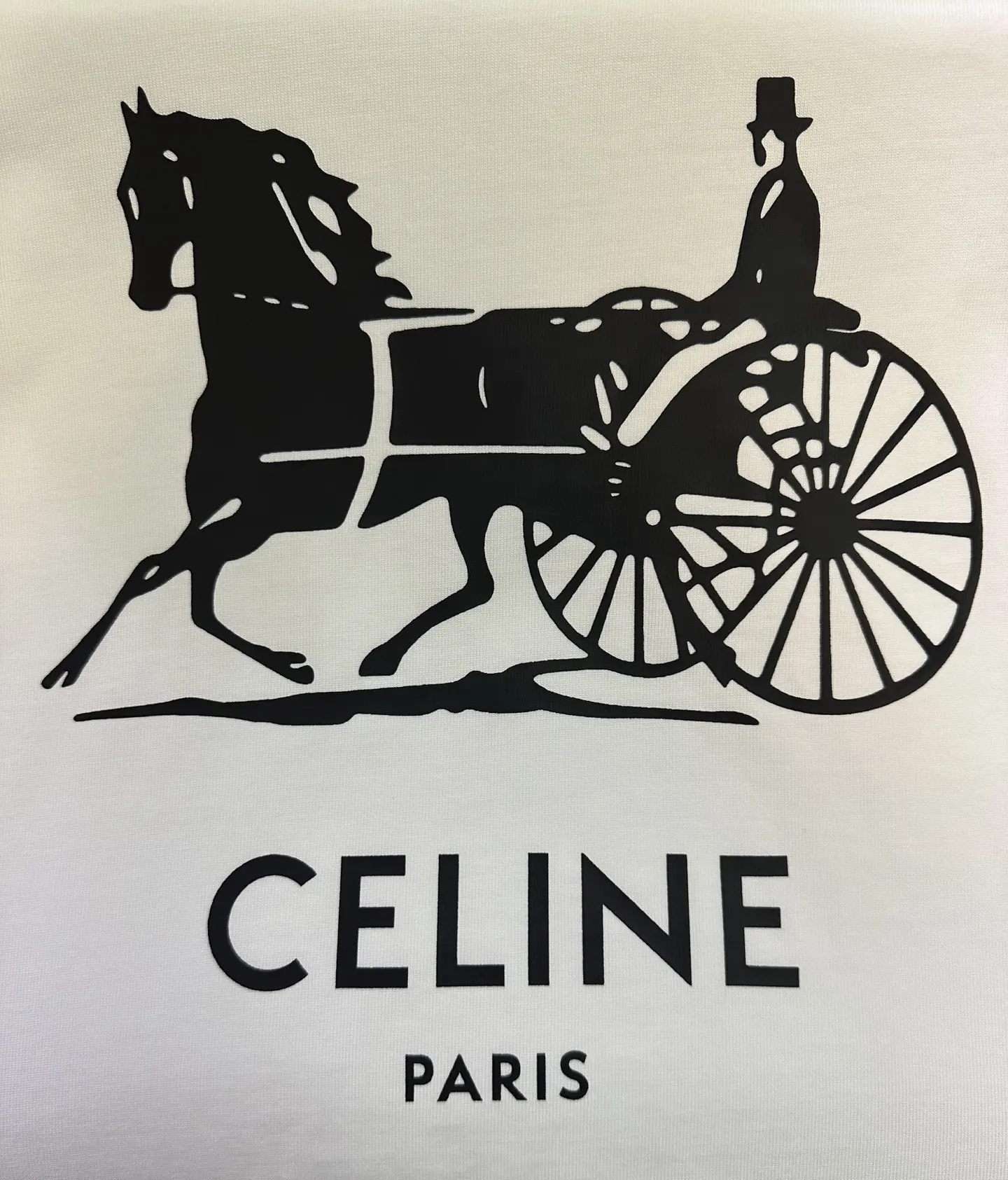 Horse and Carriage Logo Print Cotton T-Shirt D22012891 — view 8