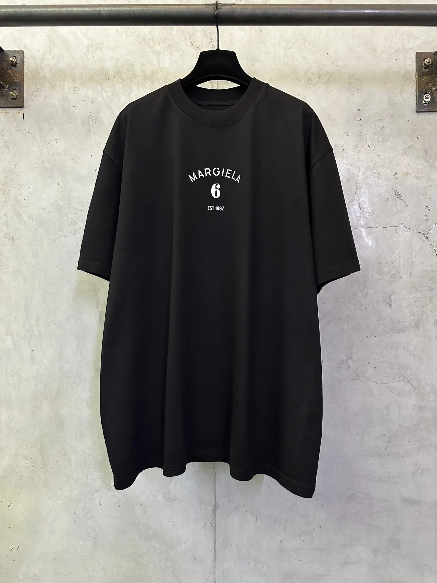 MM6 Maison Margiela Logo Print Heavyweight Cotton T-Shirt D22012890