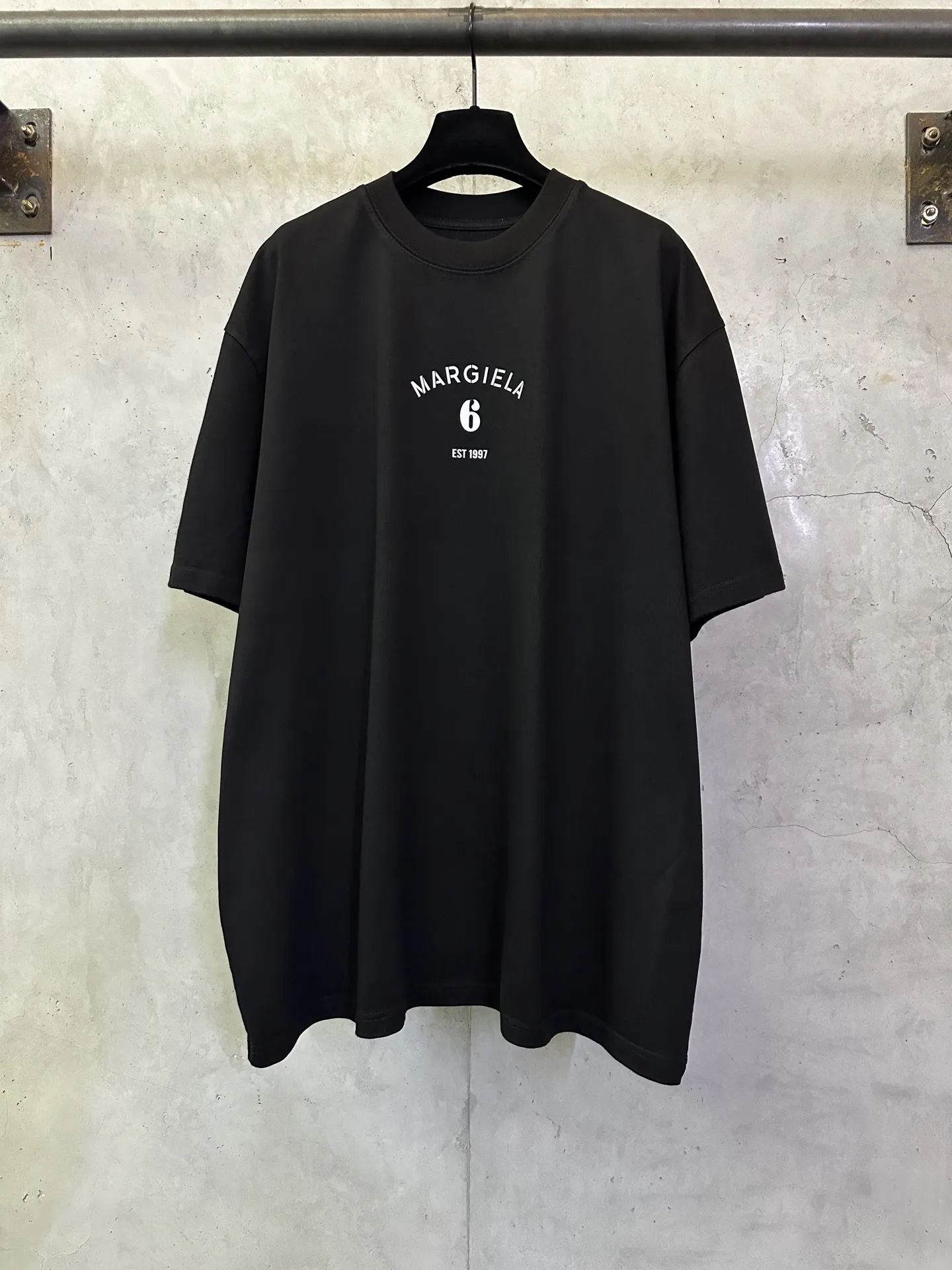 MM6 Maison Margiela Logo Print Heavyweight Cotton T-Shirt D22012890