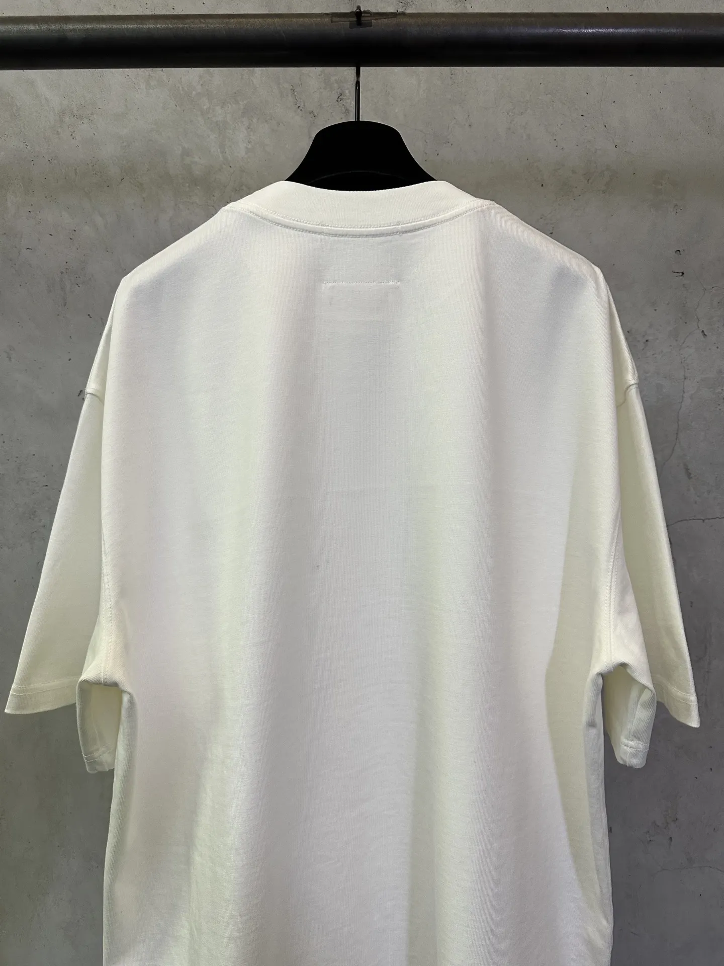 MM6 Logo Print Heavyweight Cotton T-Shirt D22012889 — view 5