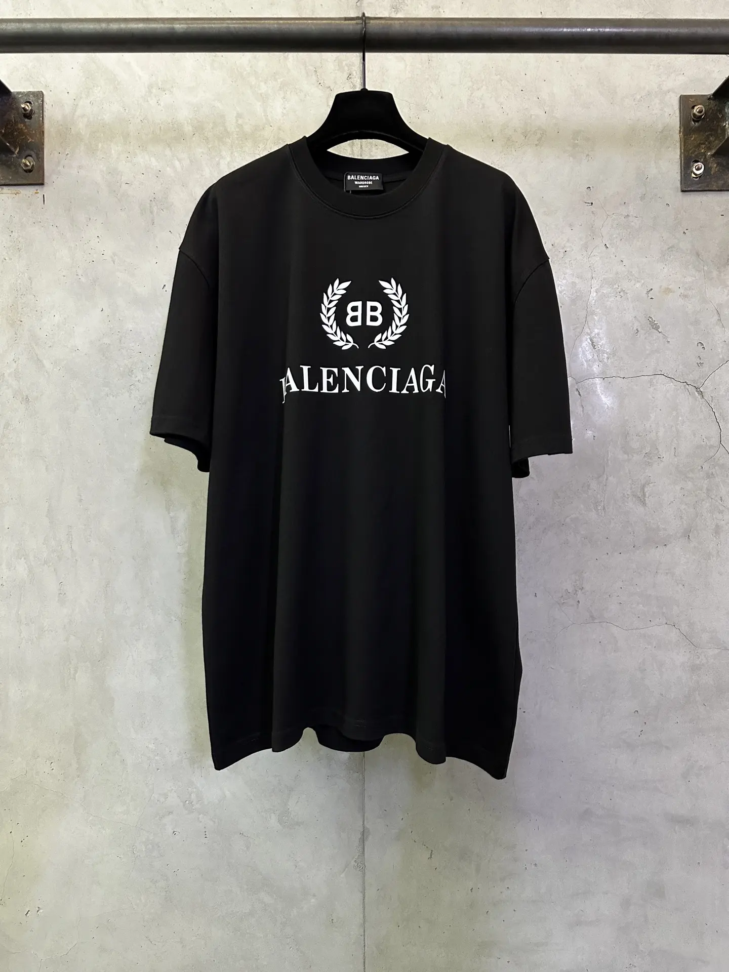 Laurel Logo Print Heavyweight Cotton T-Shirt D22012820