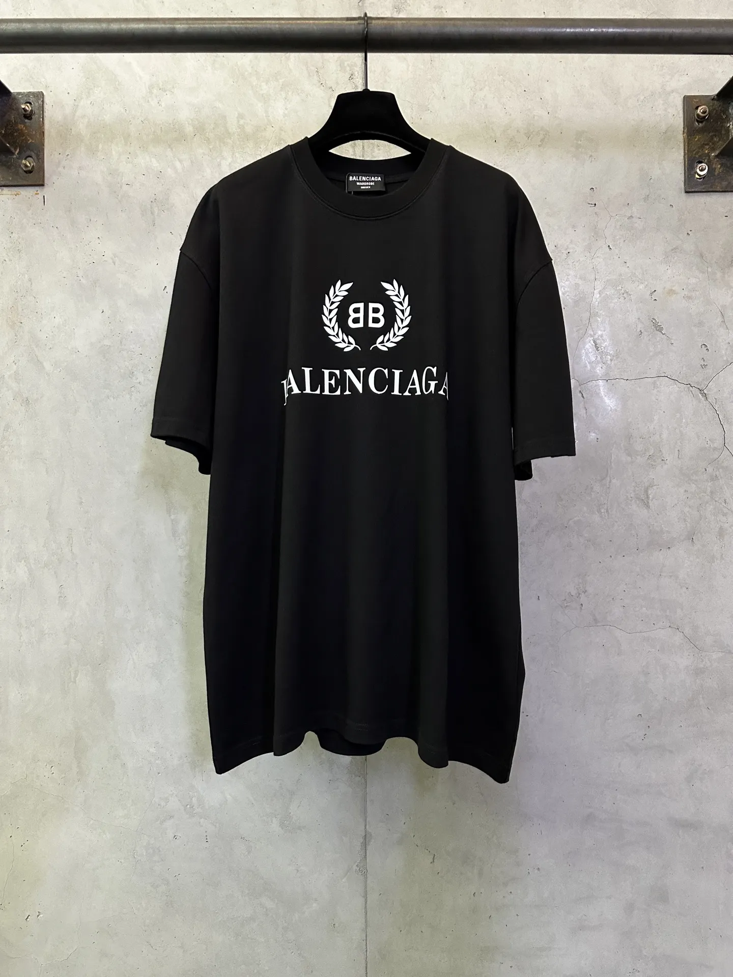 Laurel Logo Print Heavyweight Cotton T-Shirt D22012820