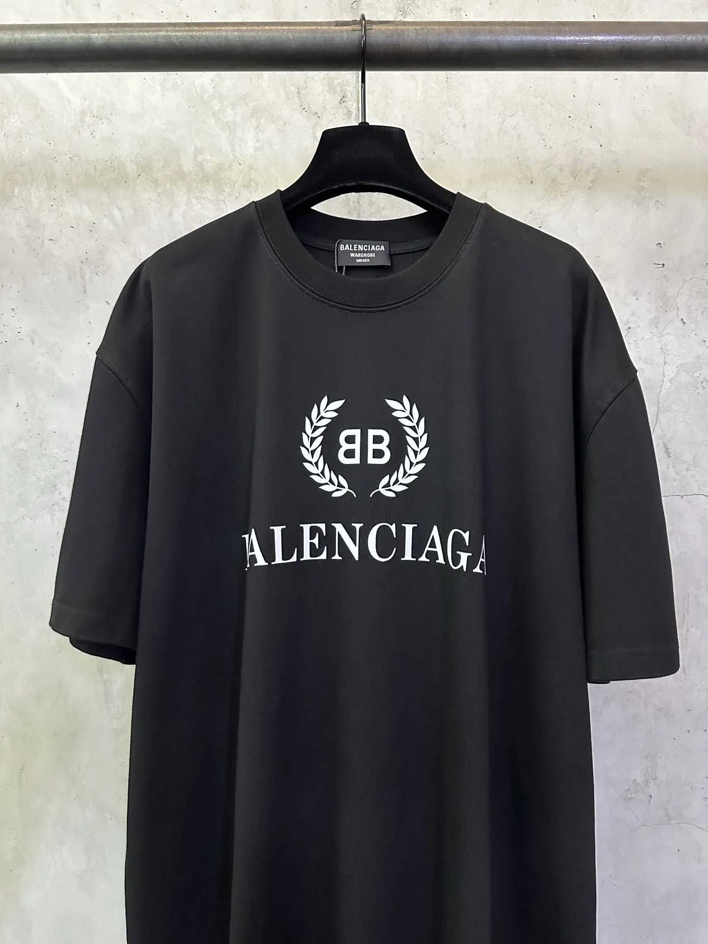 Laurel Logo Print Heavyweight Cotton T-Shirt D22012820 — view 3