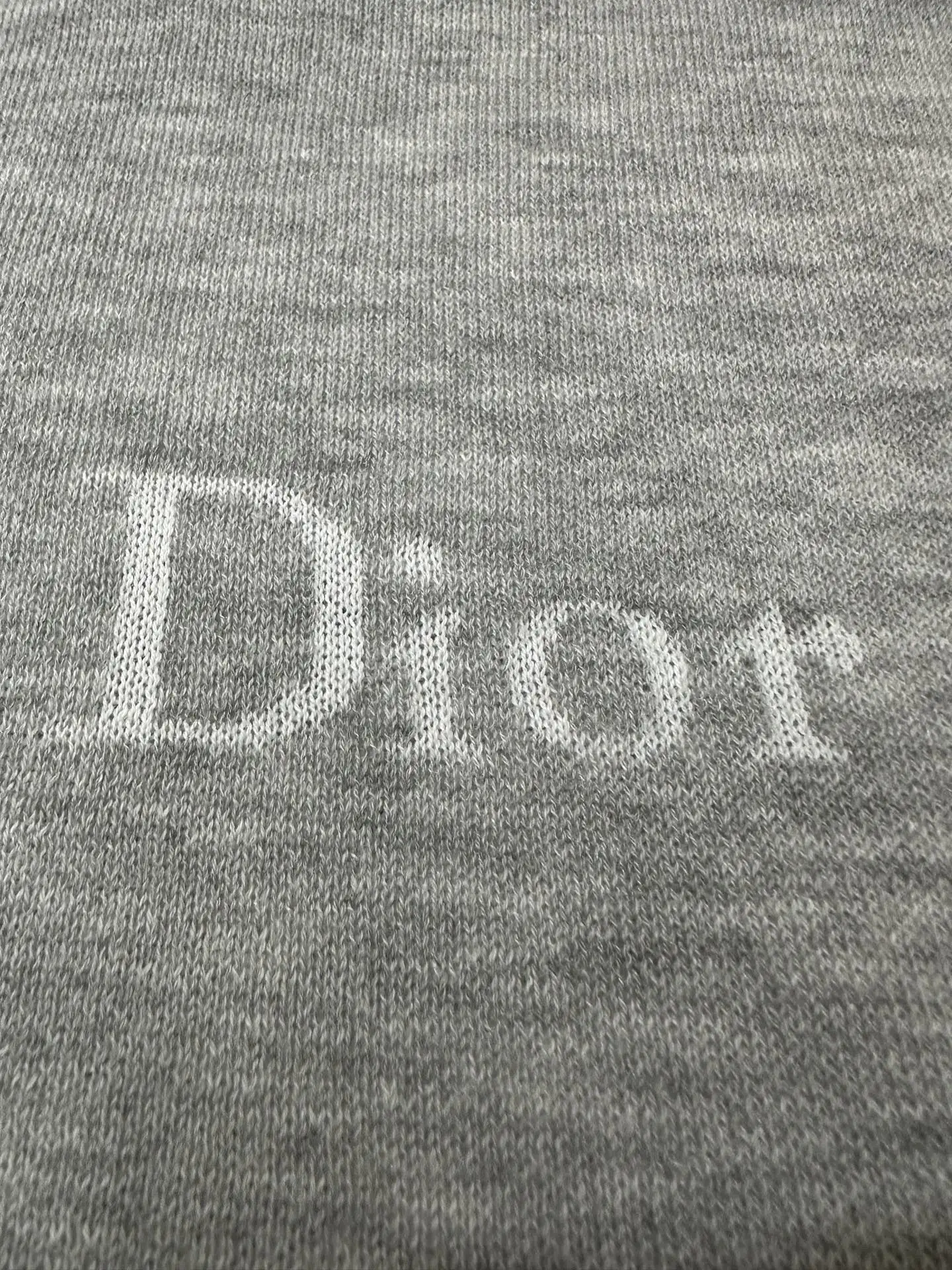 Logo Jacquard Cotton Knit T-Shirt D24020193 — view 7