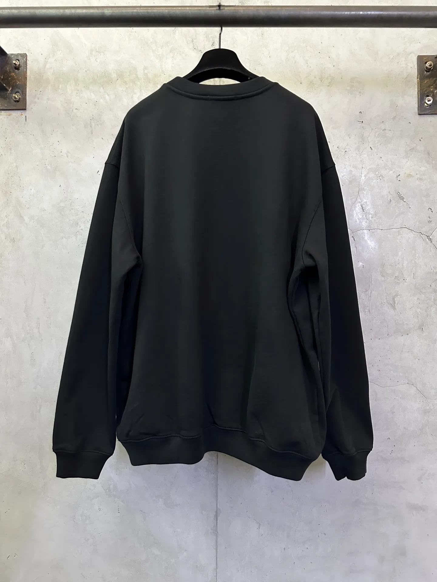 Logo Print Heavyweight Cotton Sweatshirt D24011909 — view 2