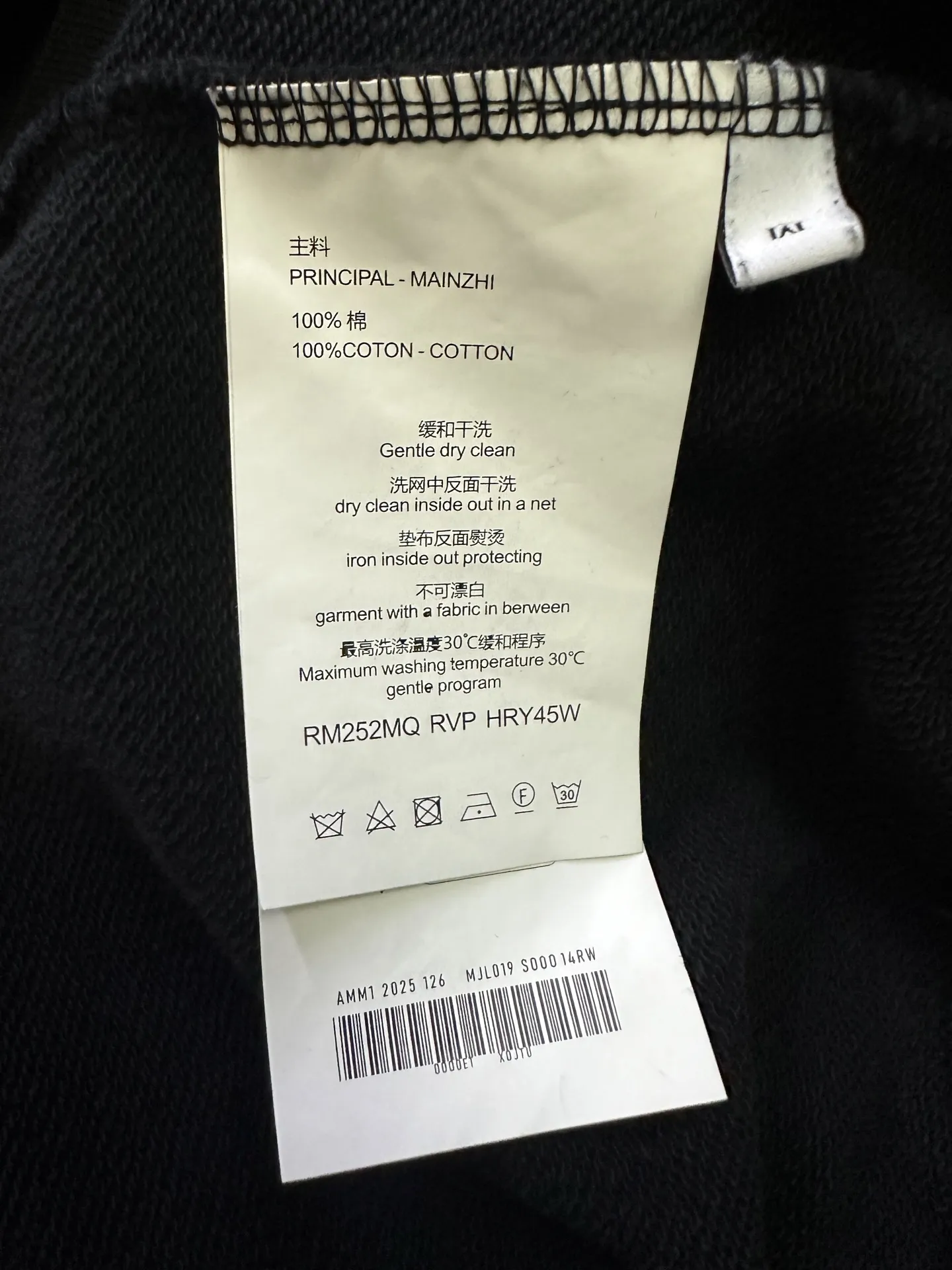 Logo Print Heavyweight Cotton Sweatshirt D24011909 — view 9