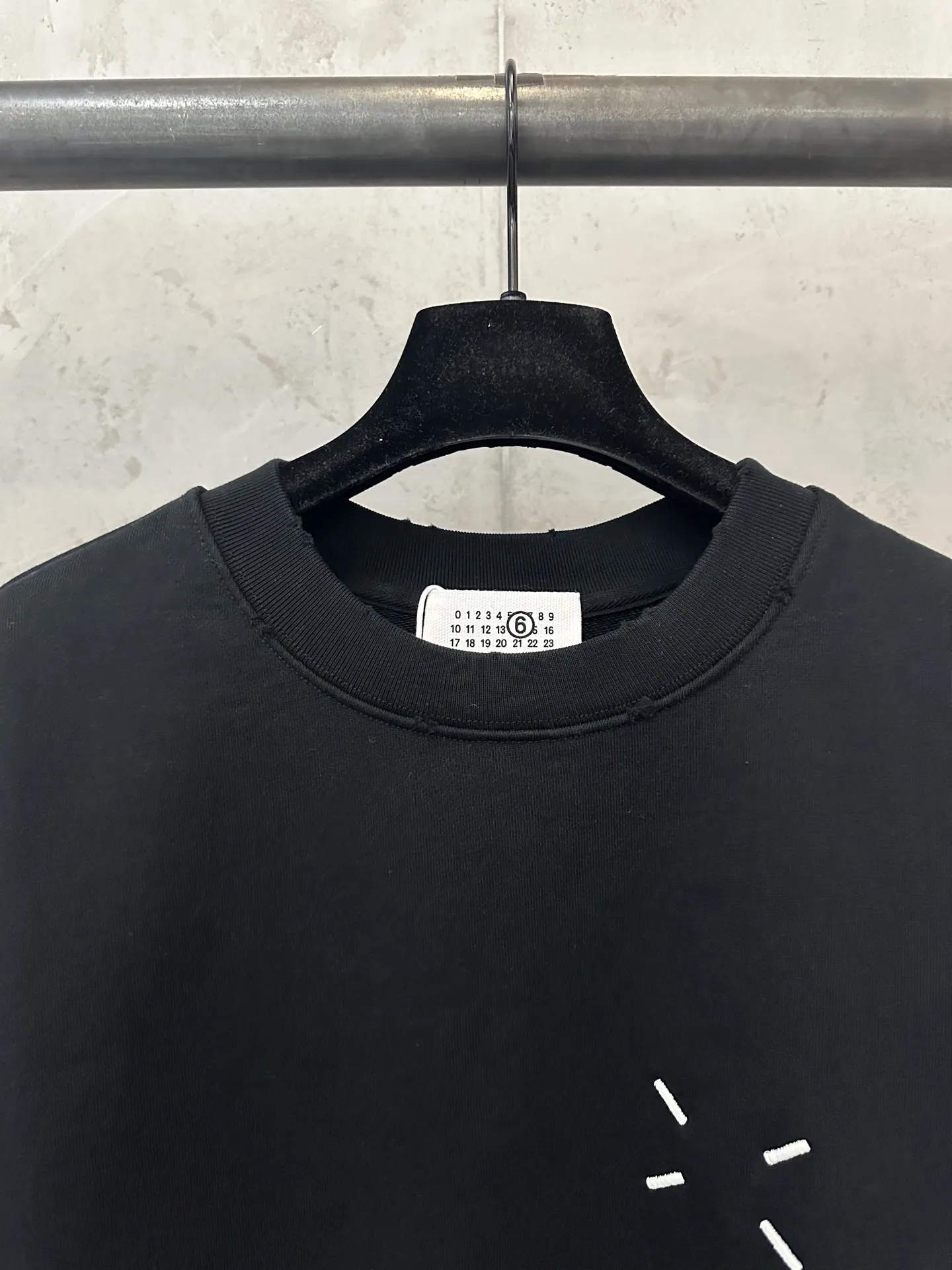 MM6 Maison Margiela Four-Stitch Crew-Neck Sweatshirt D25021821 — view 5