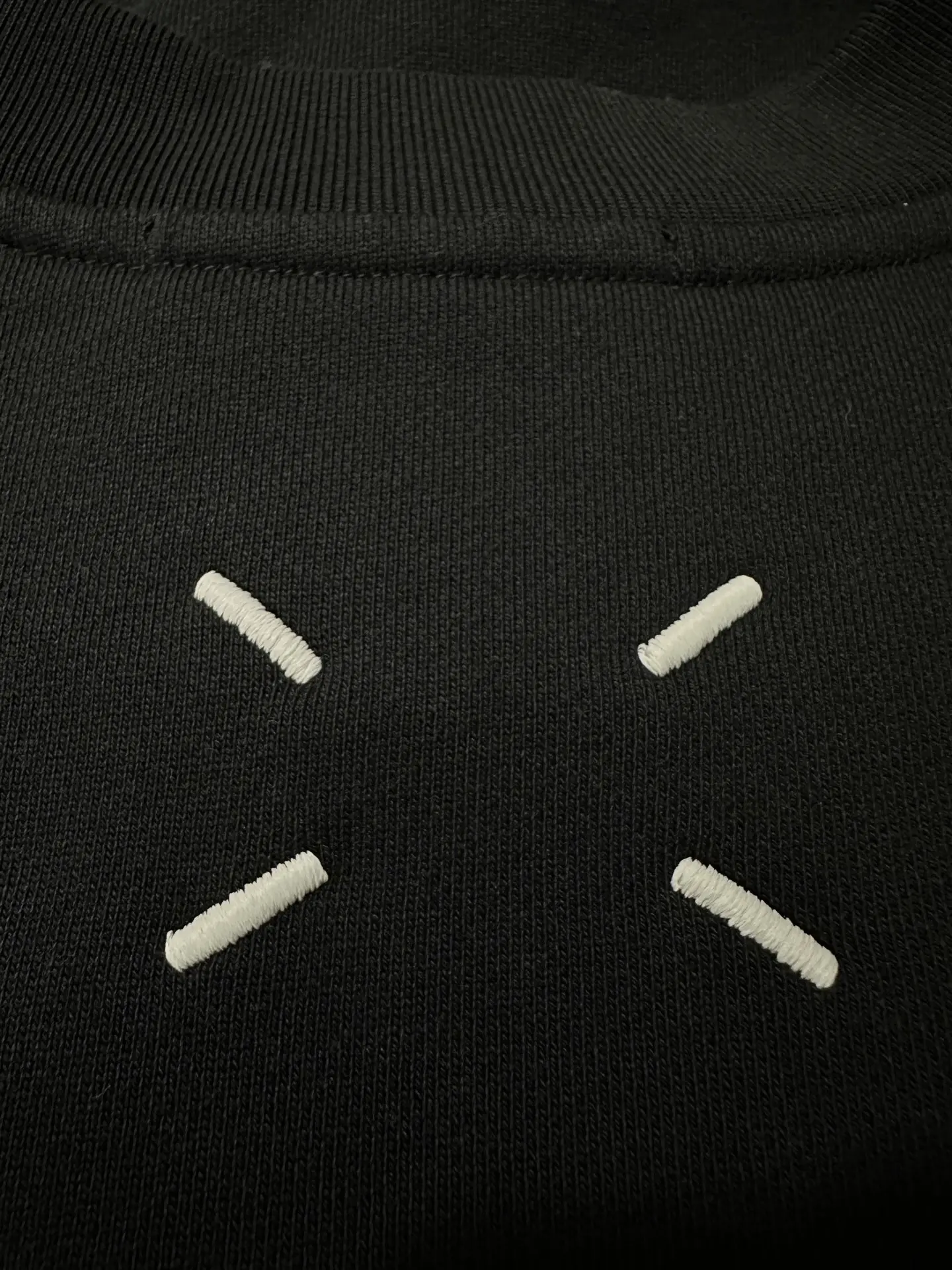MM6 Maison Margiela Four-Stitch Crew-Neck Sweatshirt D25021821 — view 7