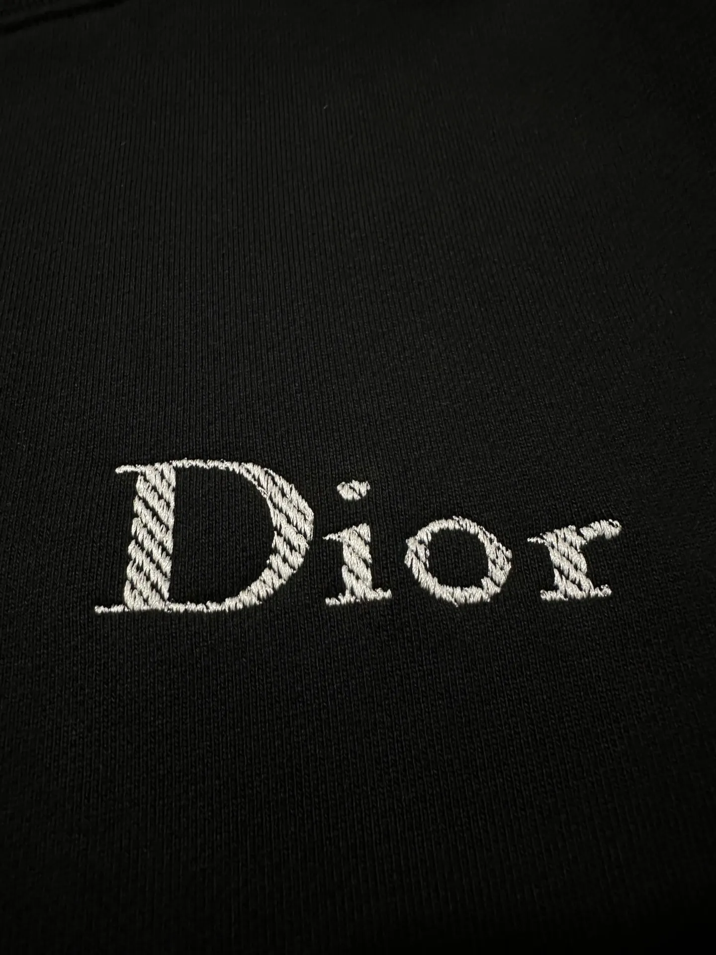 Logo-Embroidered Heavyweight Cotton Sweatshirt D25020130 — view 7