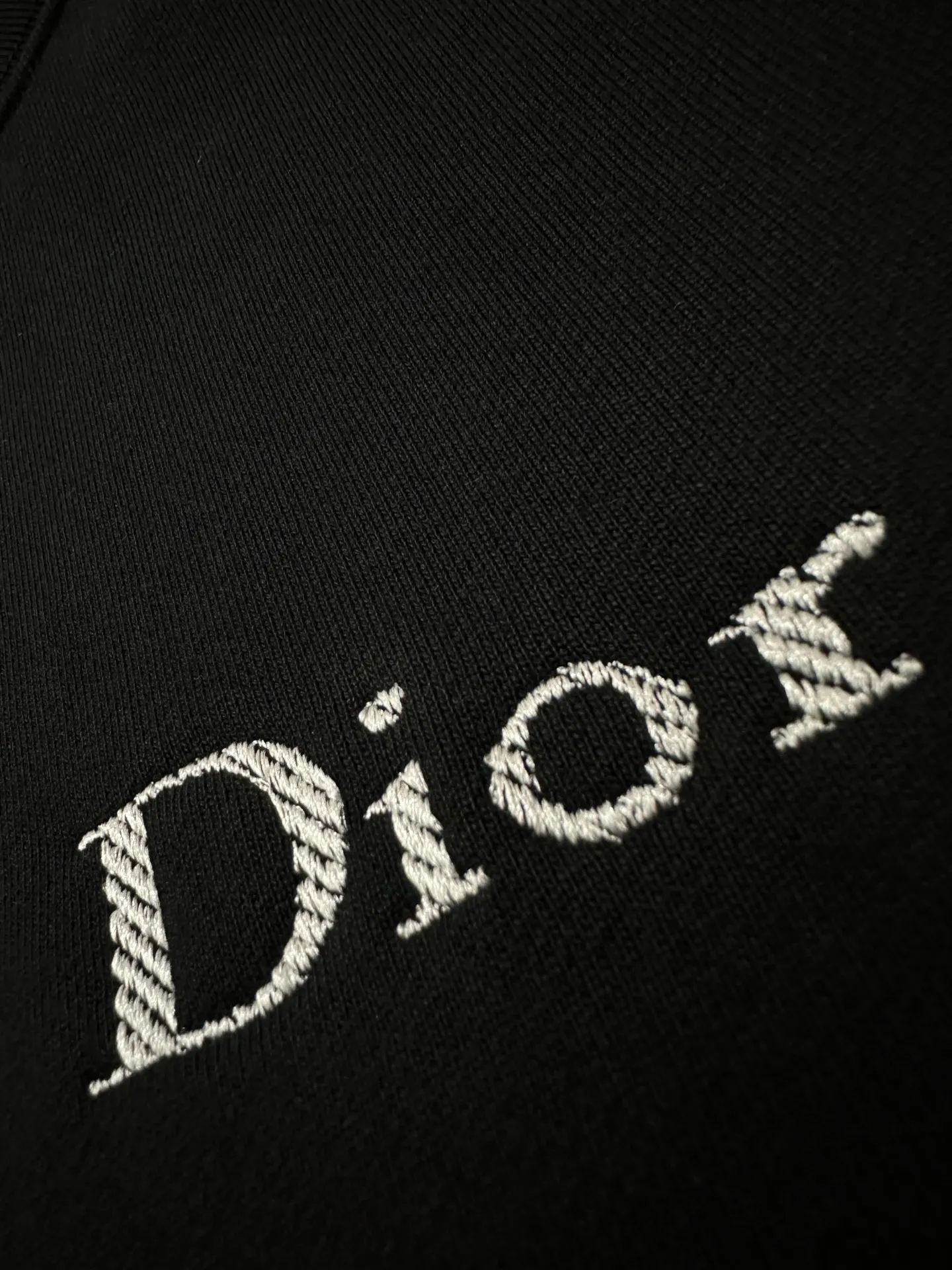 Logo-Embroidered Heavyweight Cotton Sweatshirt D25020130 — view 8