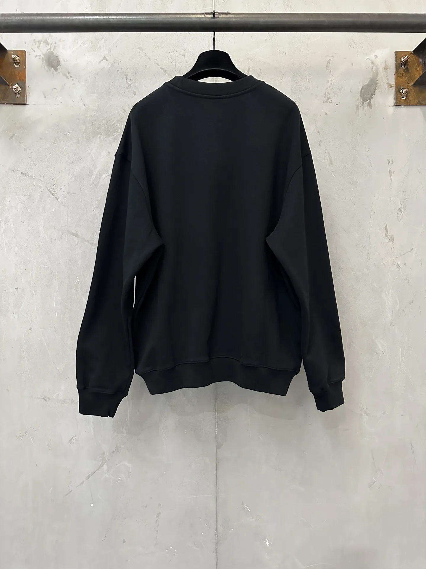 Logo Print Heavyweight Cotton Sweatshirt D25021753 — view 2