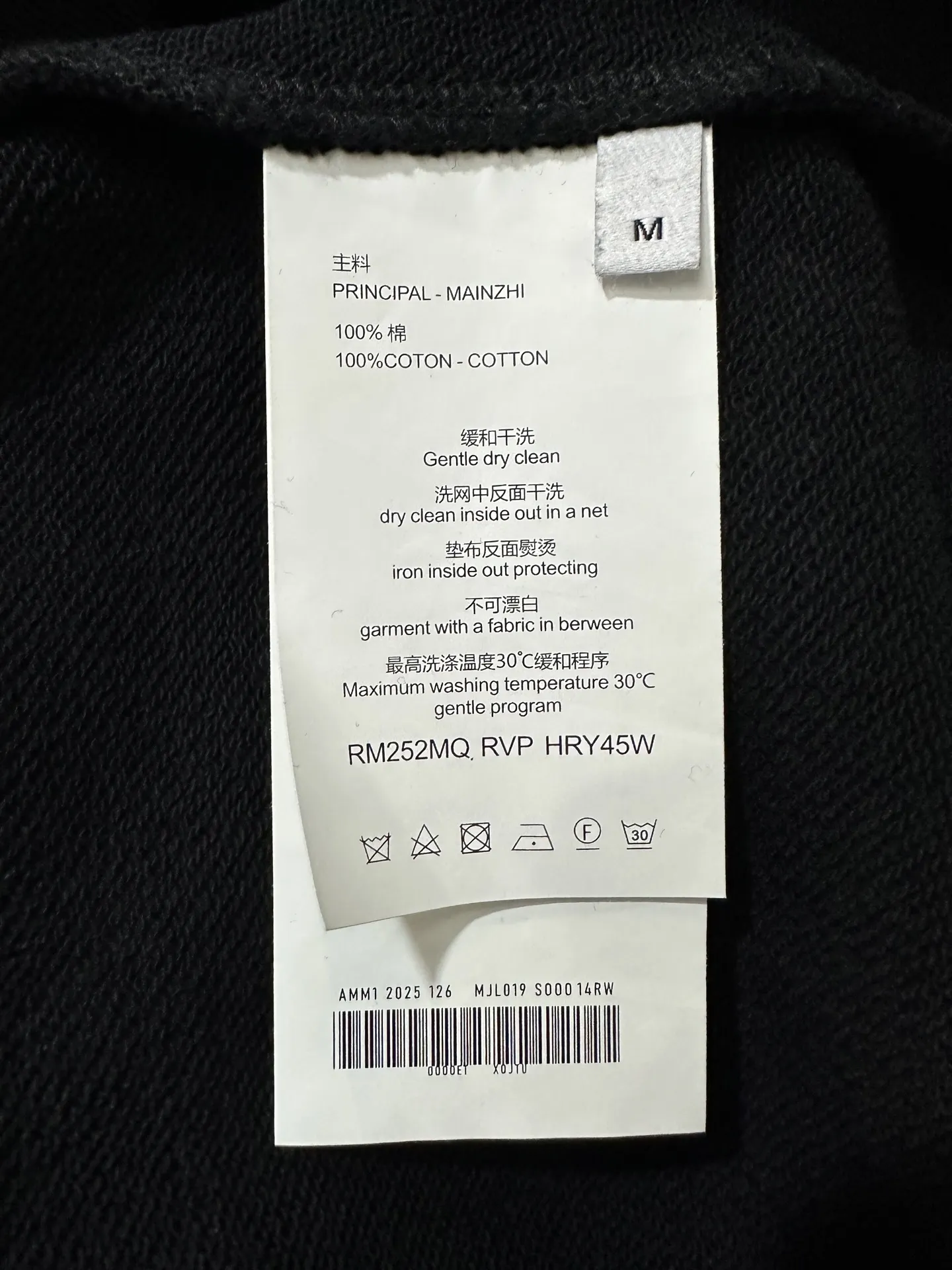 Logo Print Heavyweight Cotton Sweatshirt D25021753 — view 9