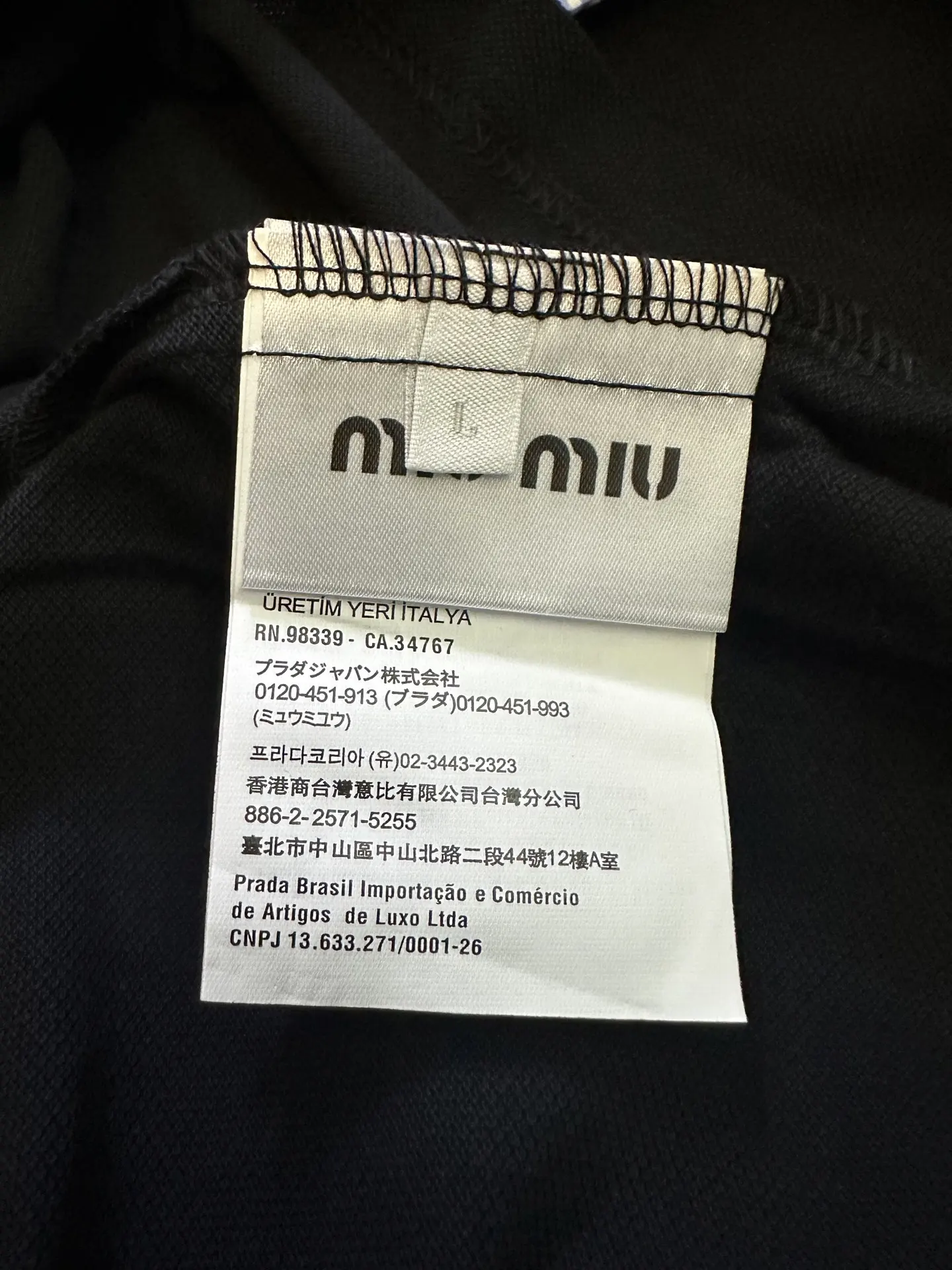 Contrast Collar Logo Embroidery Polo Shirt D26012777 — view 9