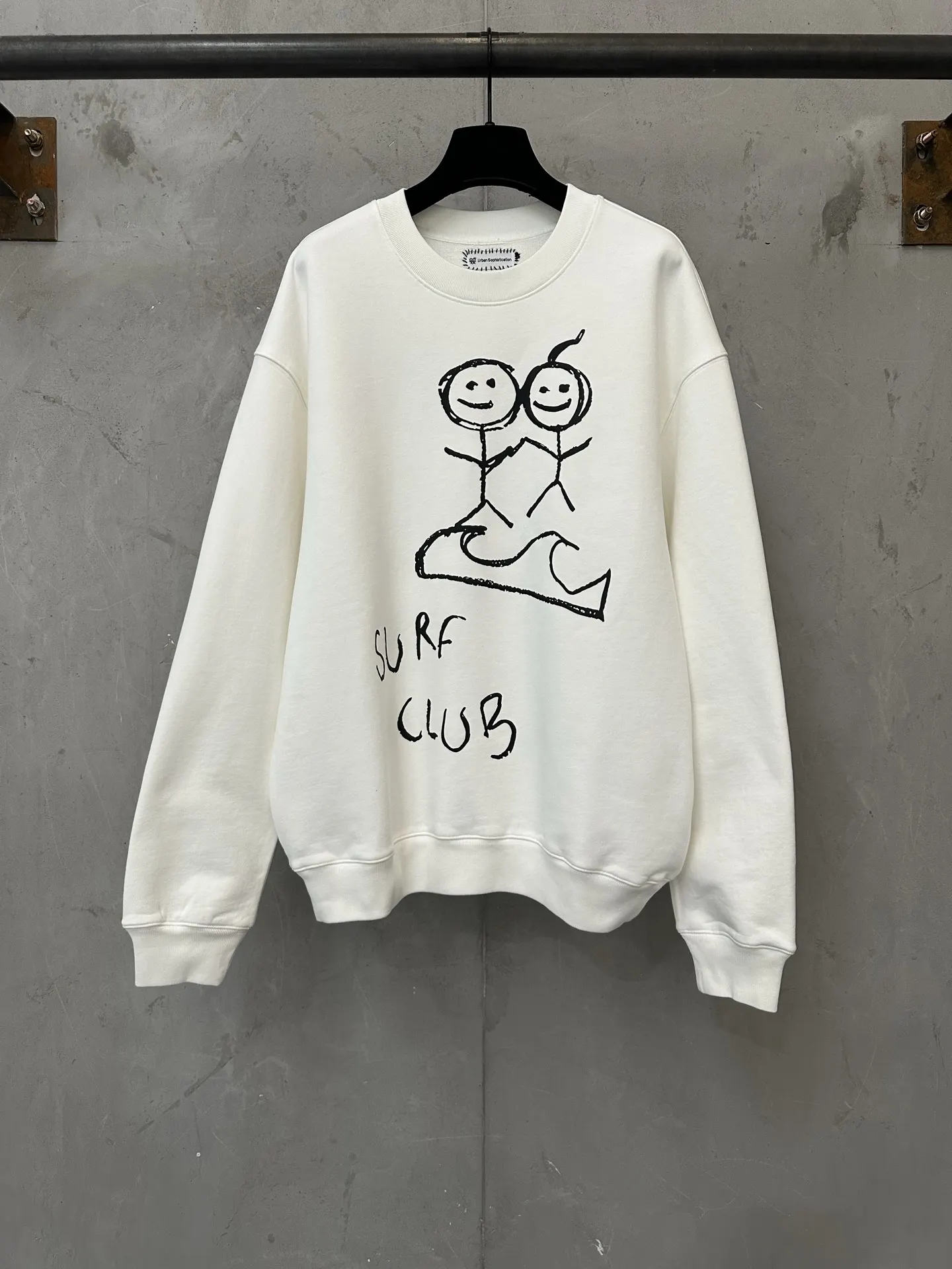Urban Sophistication Surf Club Graphic Sweatshirt D26020125