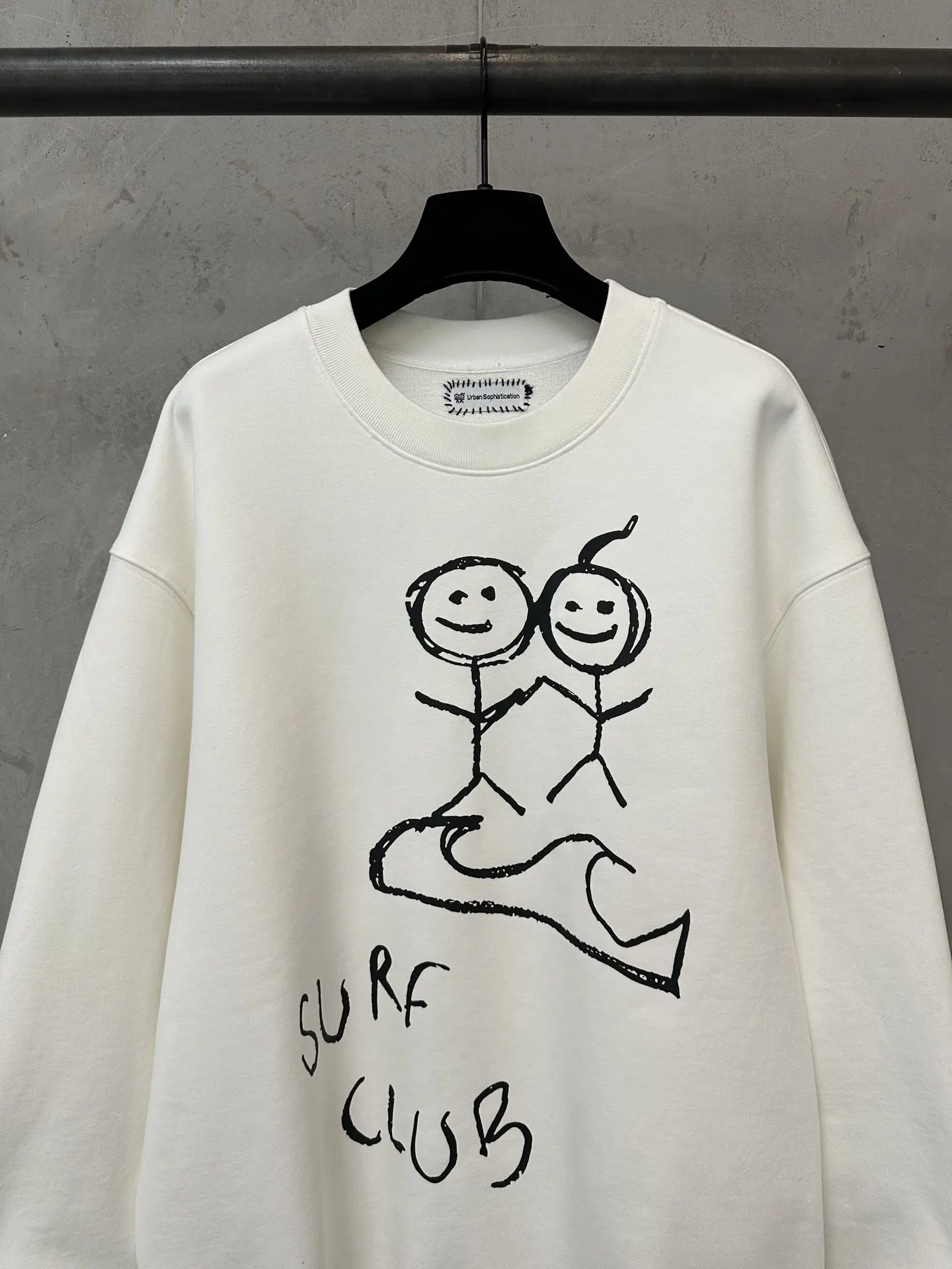 Urban Sophistication Surf Club Graphic Sweatshirt D26020125 — view 3