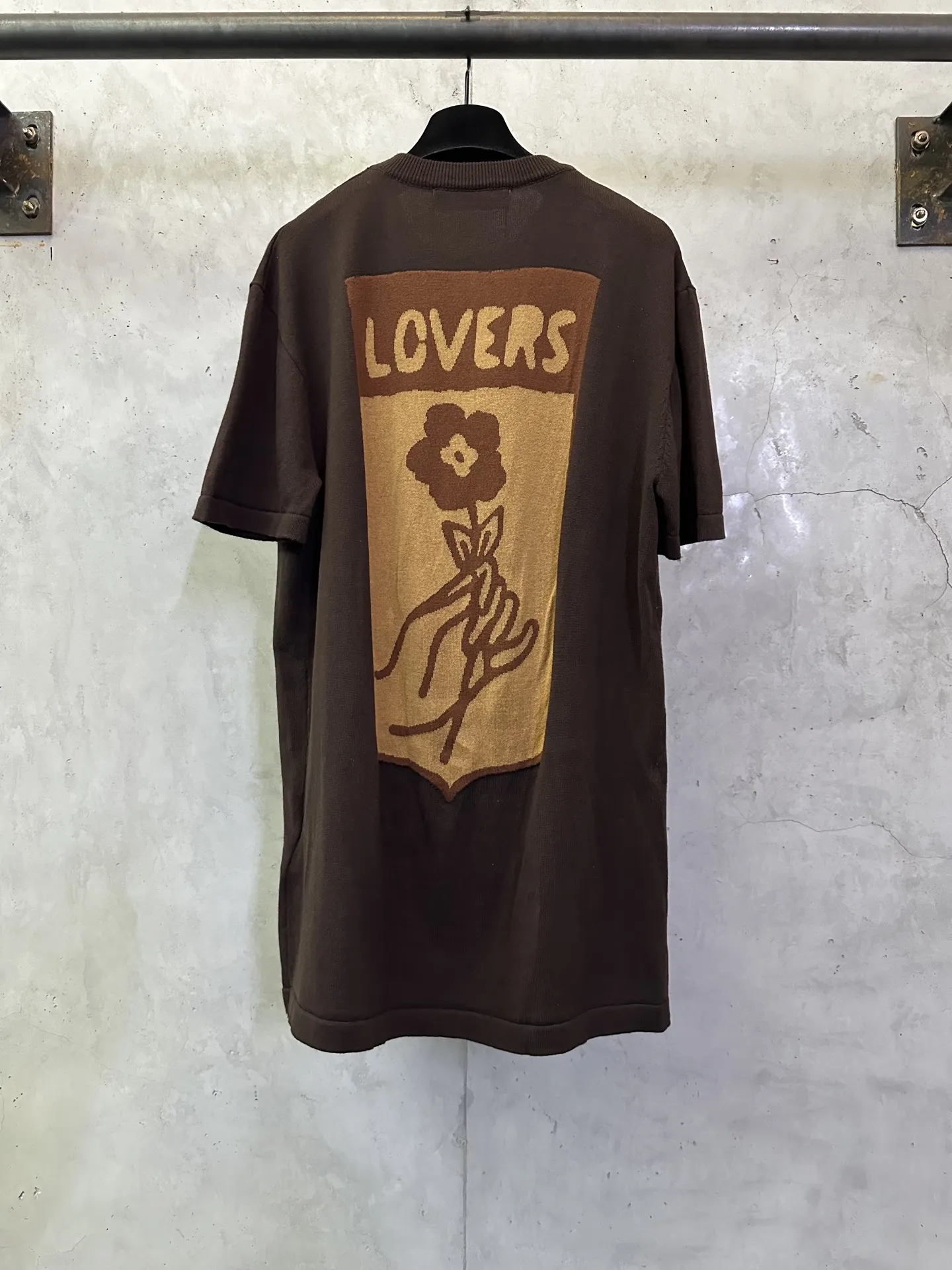 Trunk Jacquard Cotton Knit T-Shirt D27012893 — view 2