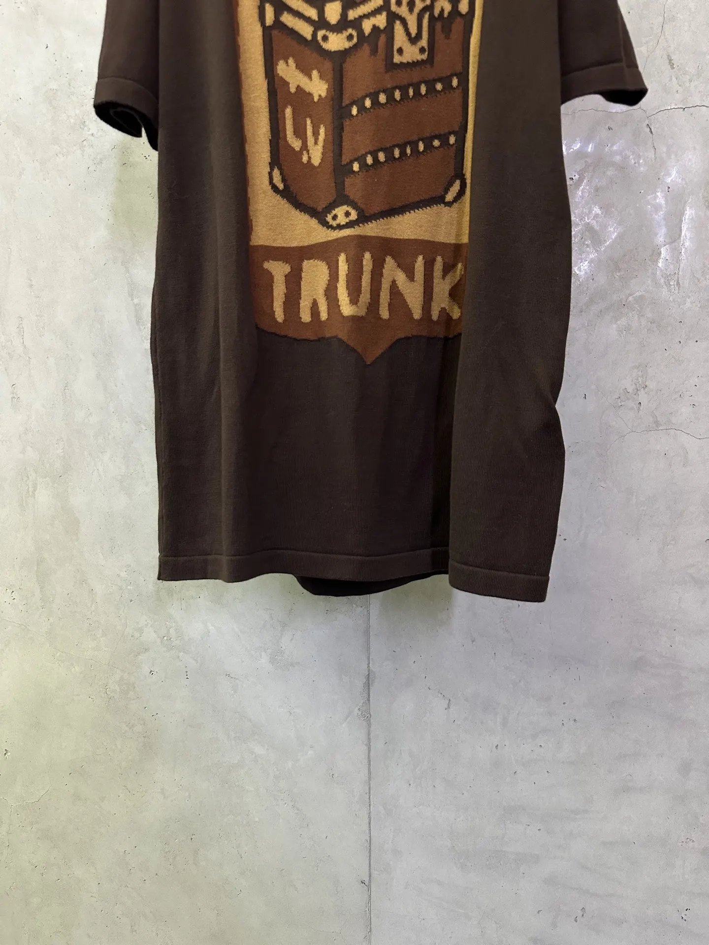 Trunk Jacquard Cotton Knit T-Shirt D27012893 — view 4