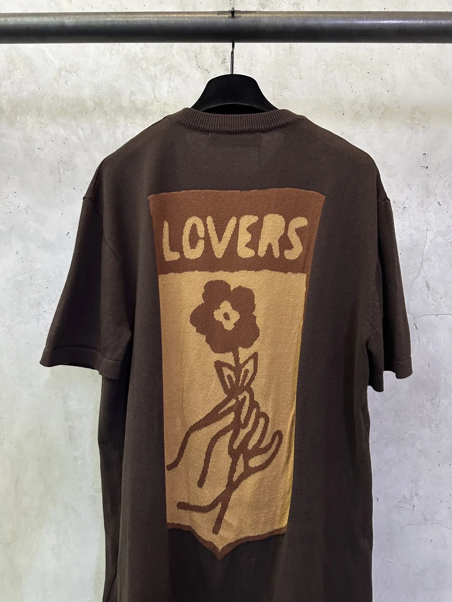 Trunk Jacquard Cotton Knit T-Shirt D27012893 — view 5