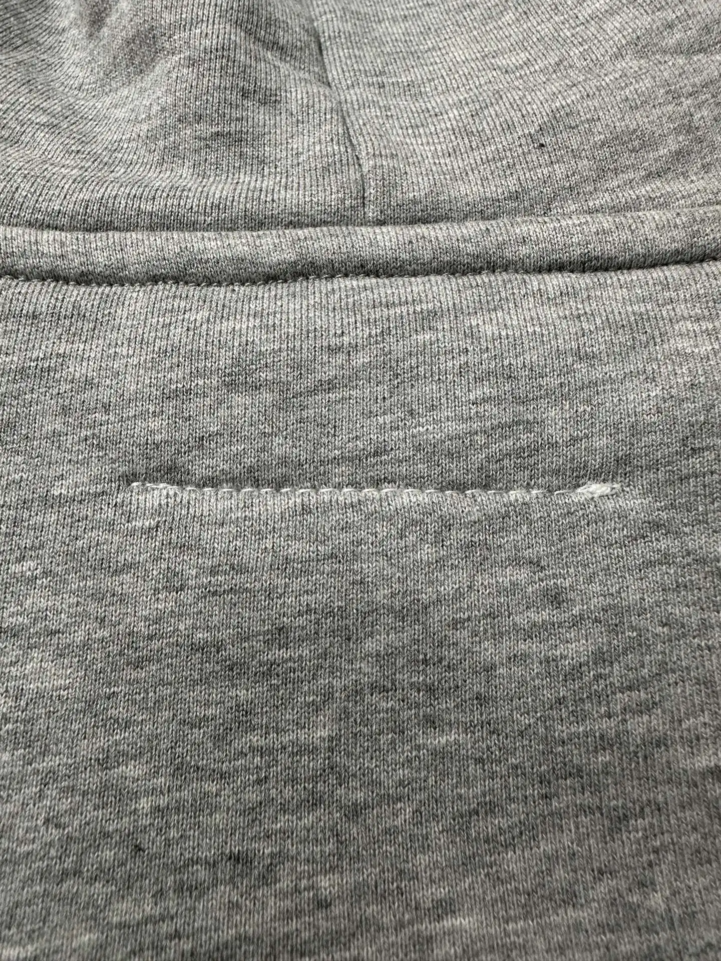 MM6 Distressed Hem Logo Hoodie D27021815 — view 9