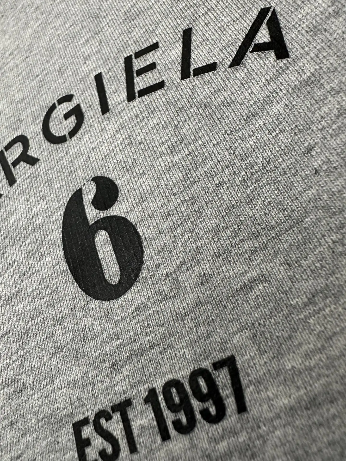 MM6 Logo Print Loopback Cotton Hoodie D27021955 — view 8