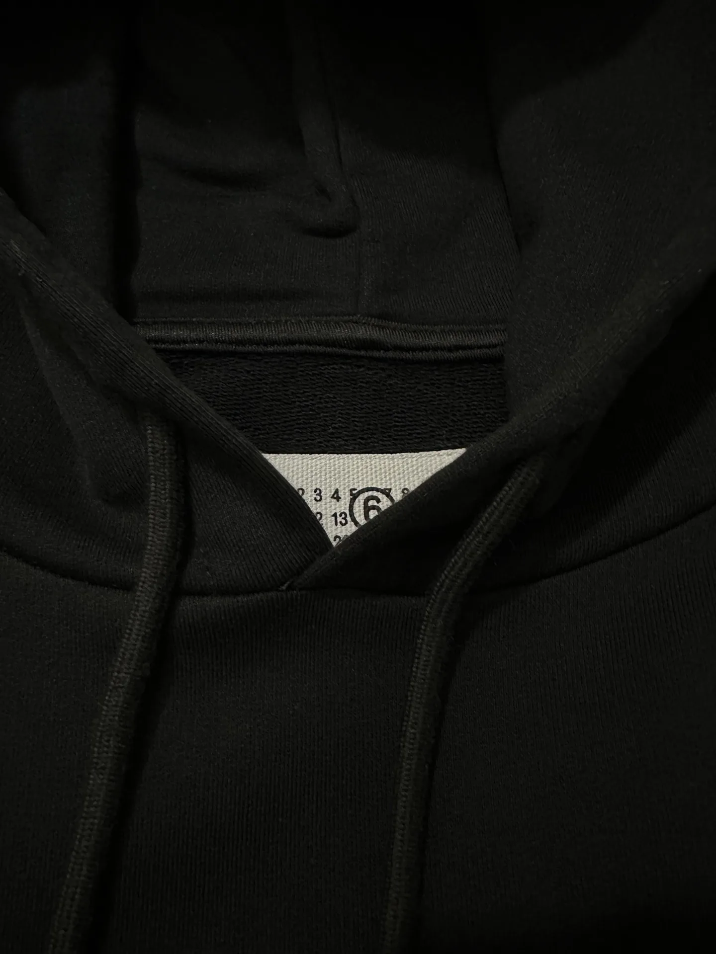 MM6 Maison Margiela Number 6 Logo Hoodie D27021954 — view 6