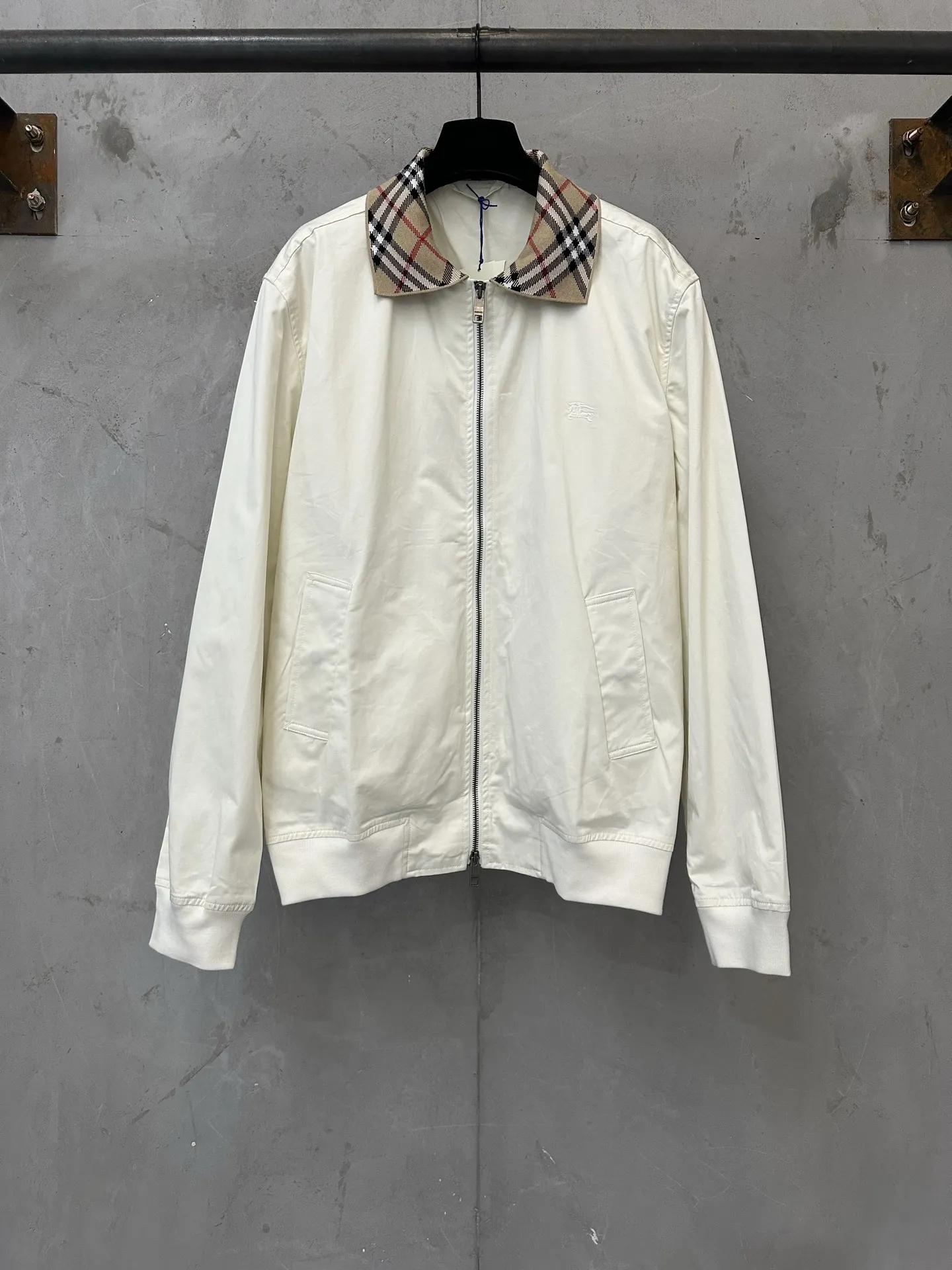 Glenfields Check-Collar Harrington Jacket D29025013