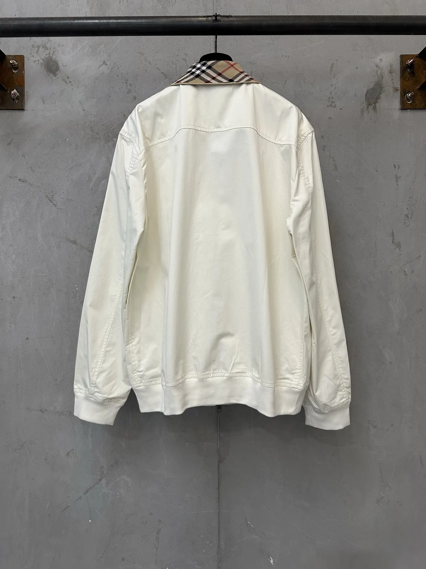 Glenfields Check-Collar Harrington Jacket D29025013 — view 2