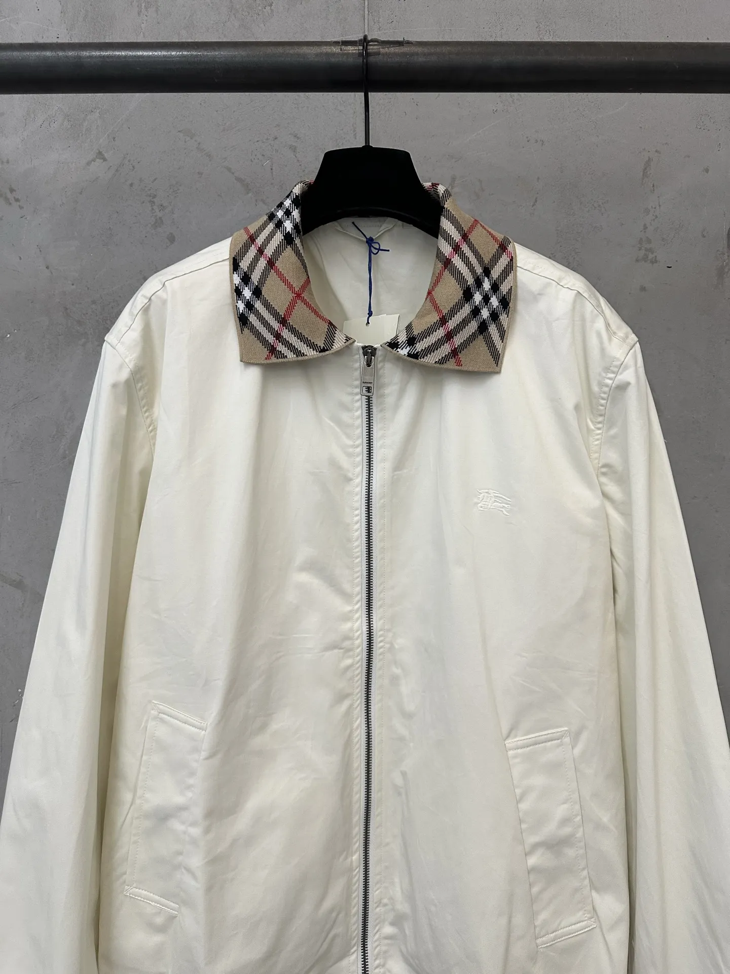 Glenfields Check-Collar Harrington Jacket D29025013 — view 3