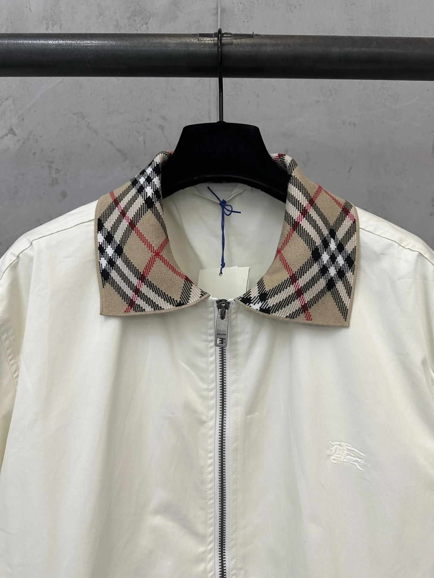 Glenfields Check-Collar Harrington Jacket D29025013 — view 5