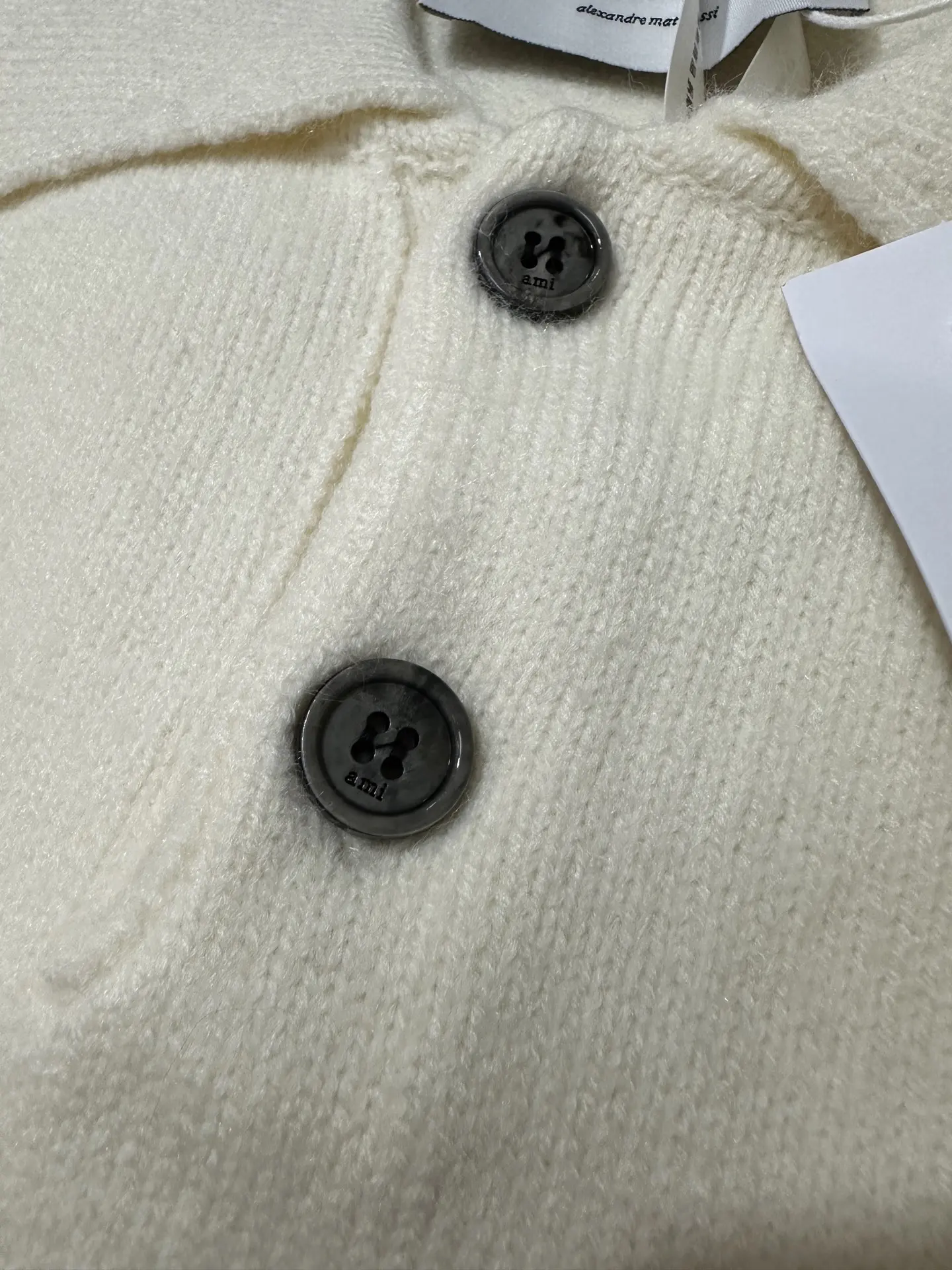 Ami de Cœur Alpaca-Blend Knitted Polo Sweater D30024395 — view 8