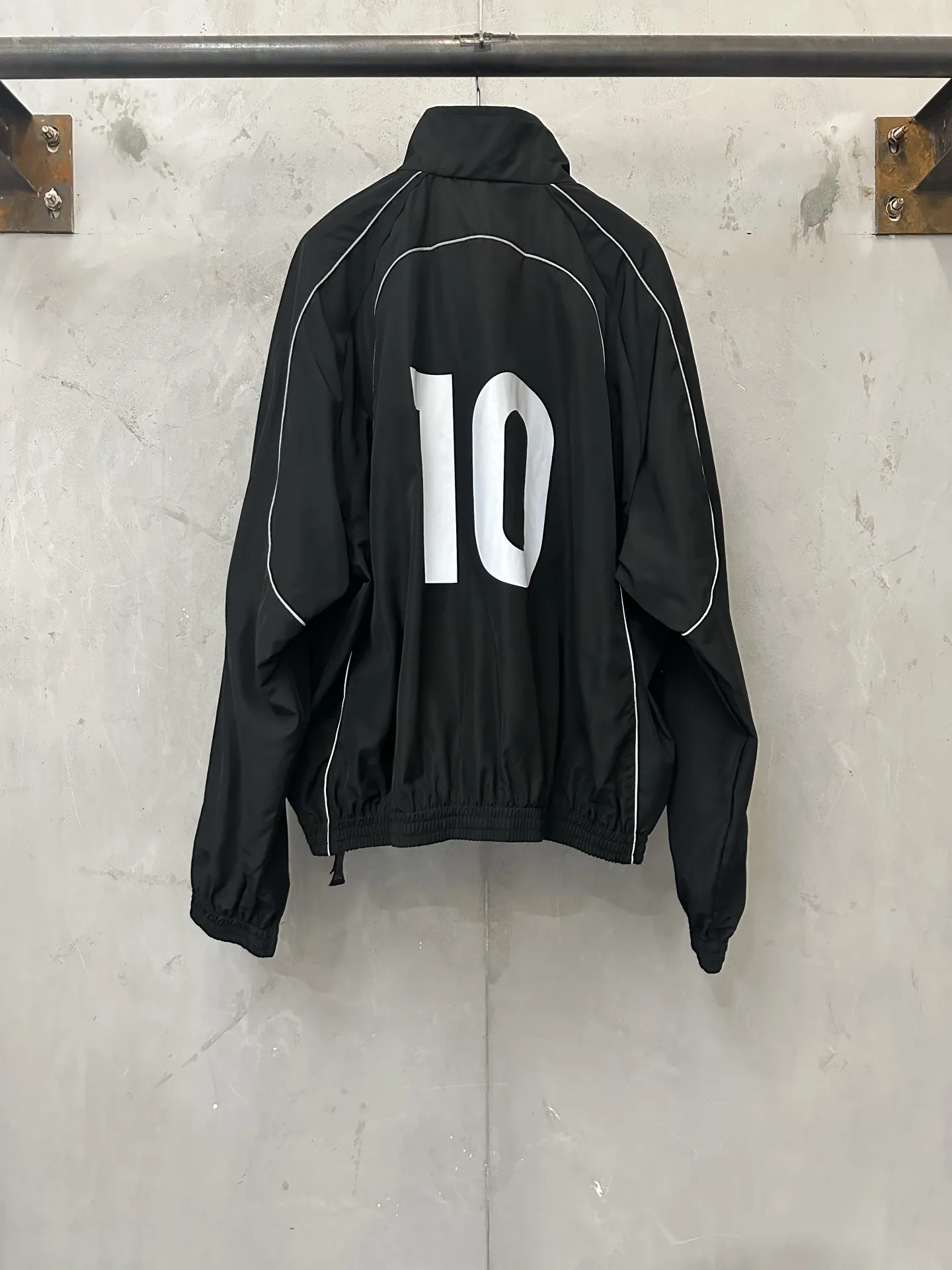 Logo-Print Reflective Trim Track Jacket D33023512 — view 2