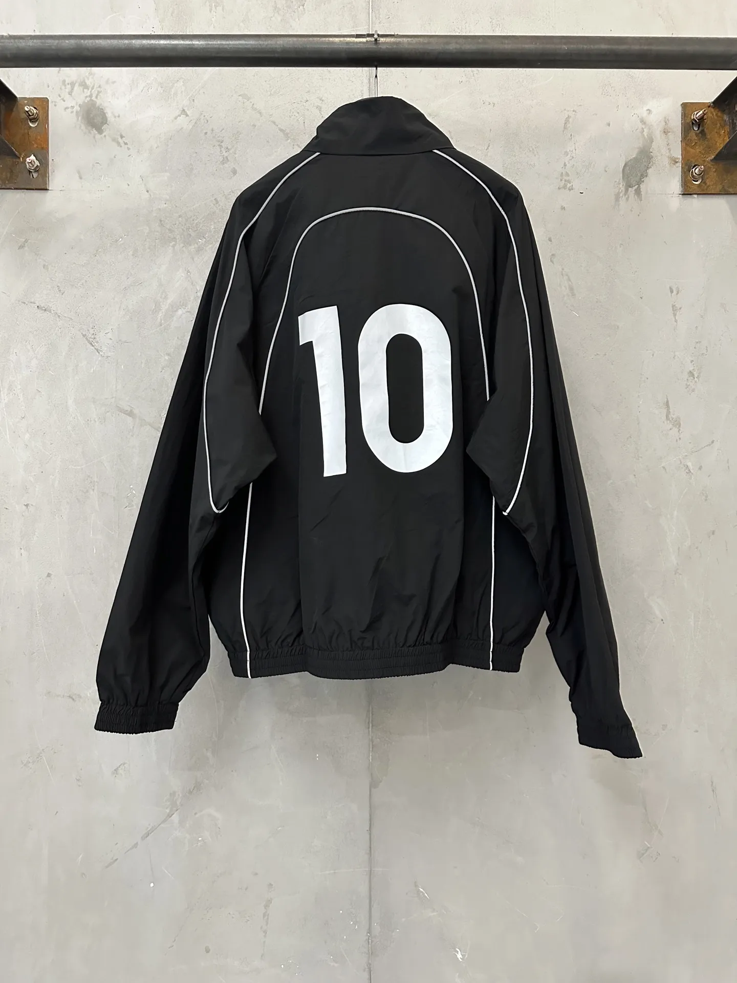 Logo-Print Reflective Trim Track Jacket D33024397 — view 2