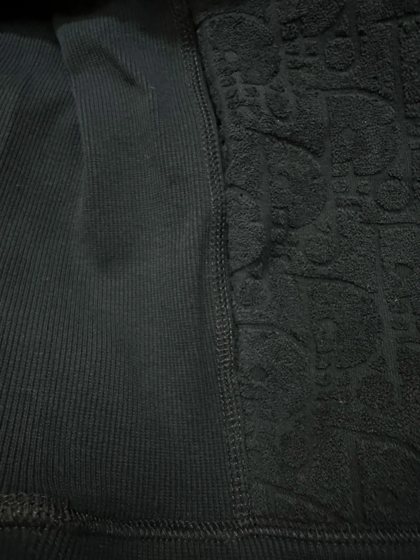 Oblique Jacquard Cotton-Terry Hoodie D33021811 — view 8