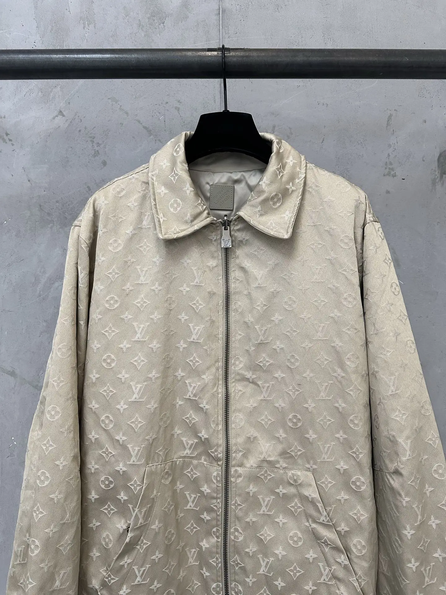 Reversible Monogram Jacquard Harrington Jacket D40020166 — view 5