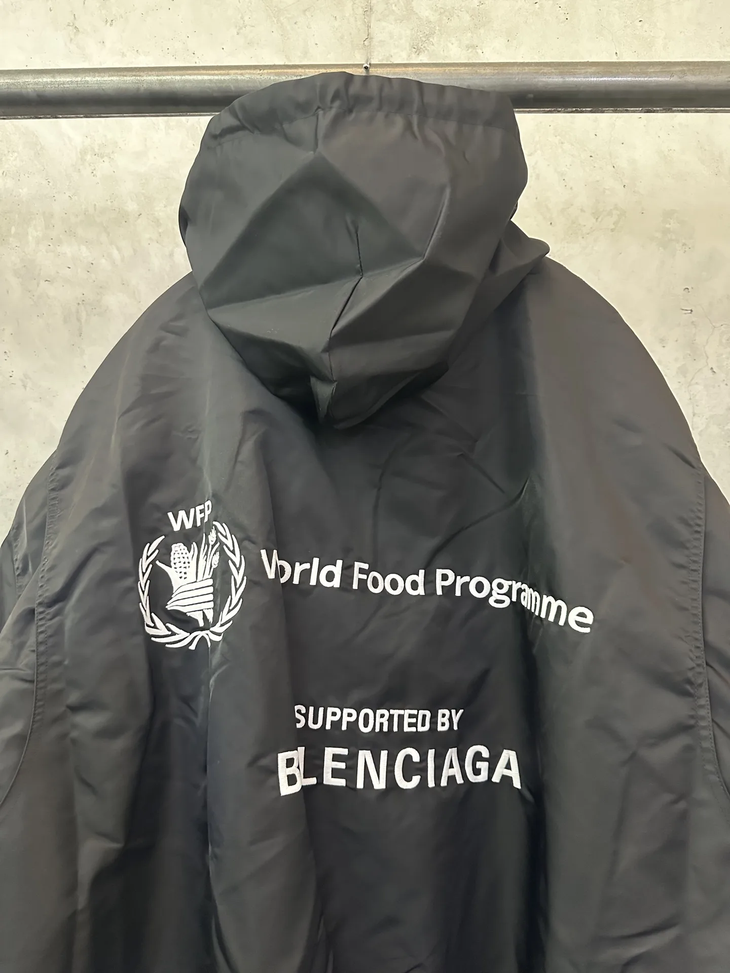 WFP Embroidered Hooded Bomber Jacket D47025021 — view 5