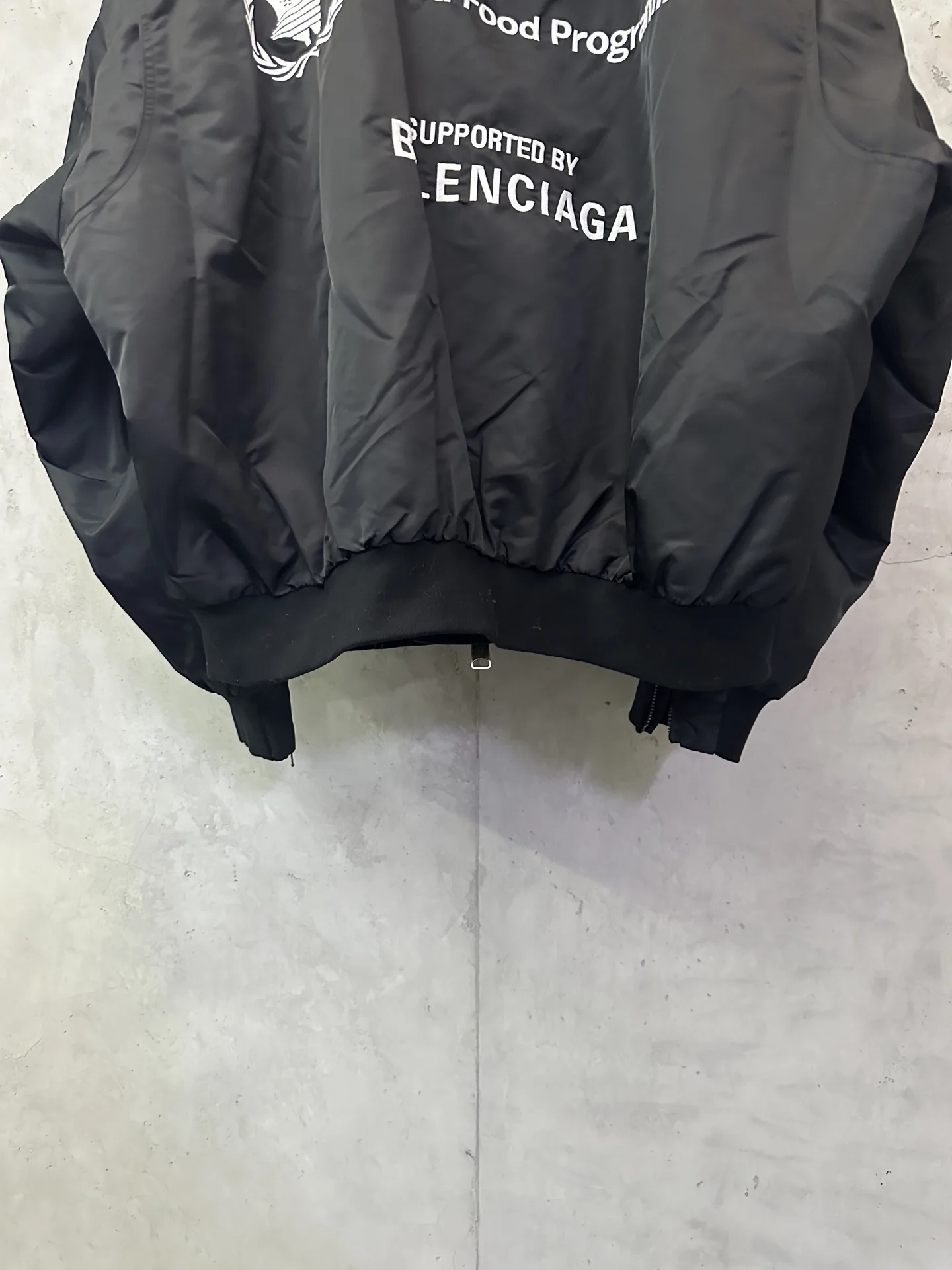 WFP Embroidered Hooded Bomber Jacket D47025021 — view 6