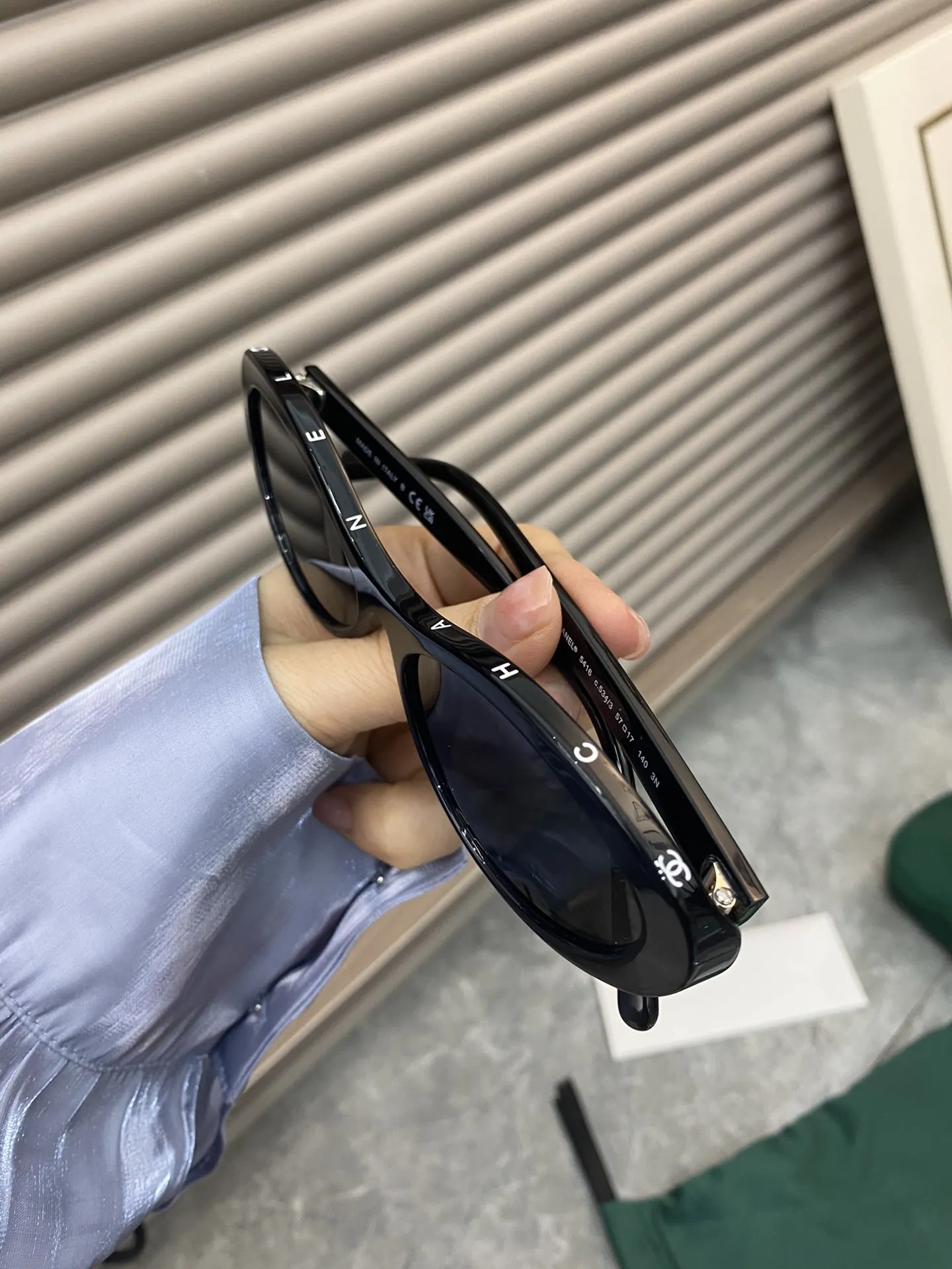 Chanel Cat-Eye Logo Sunglasses D20017796 — view 3