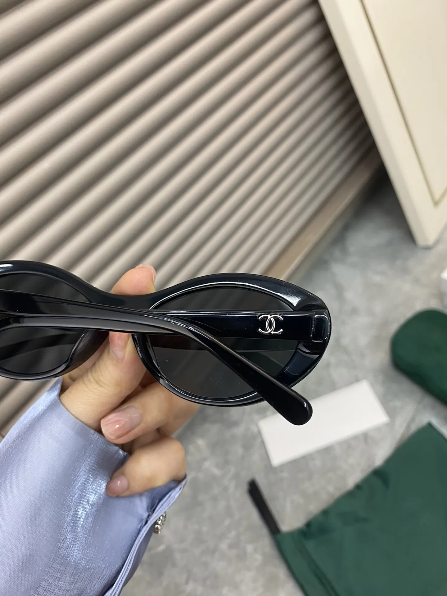 Chanel Cat-Eye Logo Sunglasses D20017796 — view 4