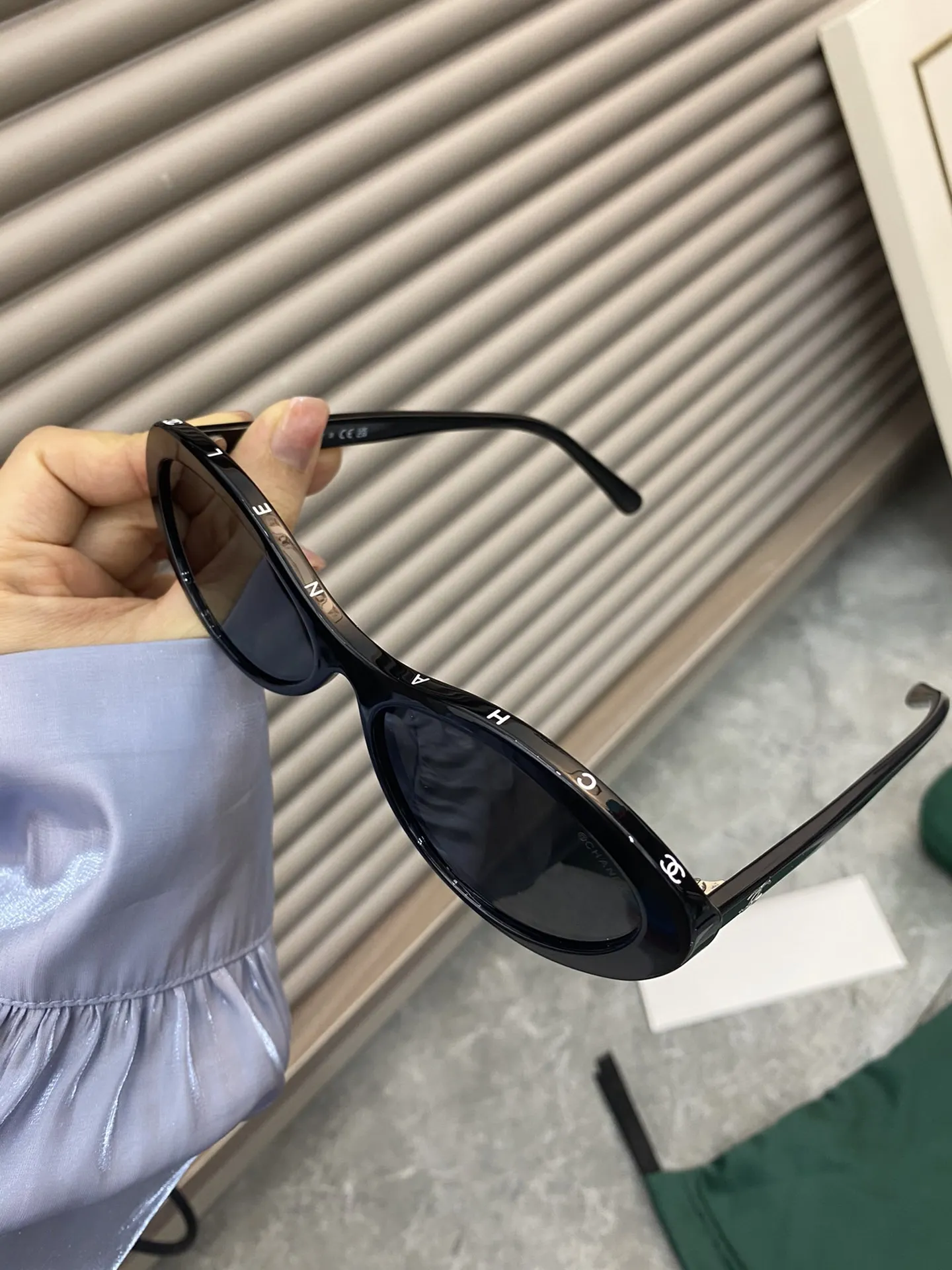 Chanel Cat-Eye Logo Sunglasses D20017796 — view 6