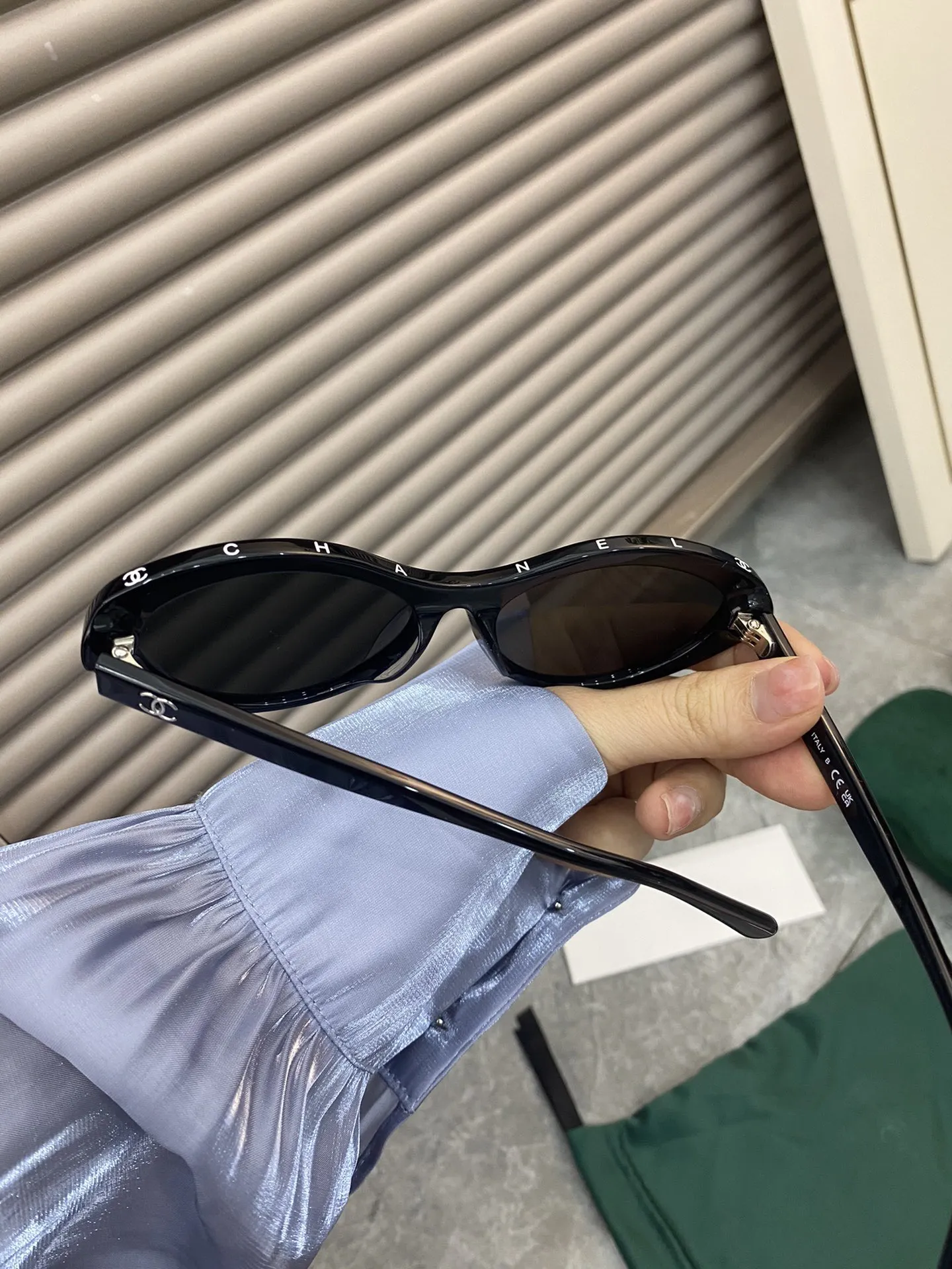 Chanel Cat-Eye Logo Sunglasses D20017796 — view 8