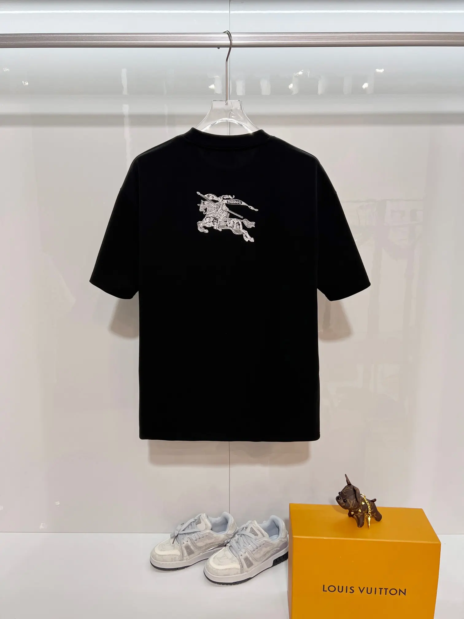 Embroidered EKD Logo Cotton T-Shirt D13015324 — view 2