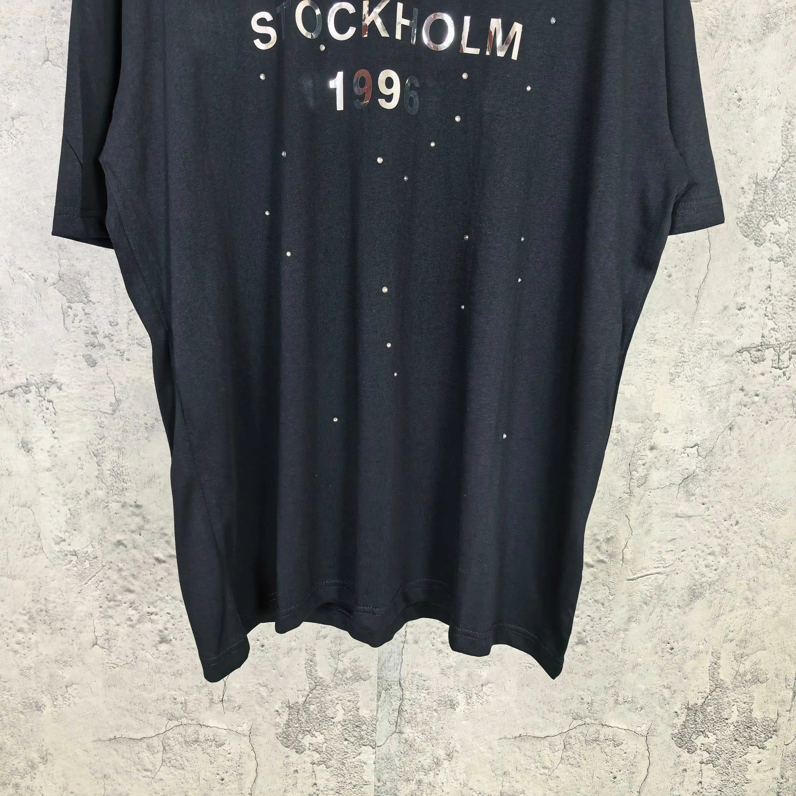Acne Studios 1996 Rhinestone Logo T-Shirt D14024532 — view 10