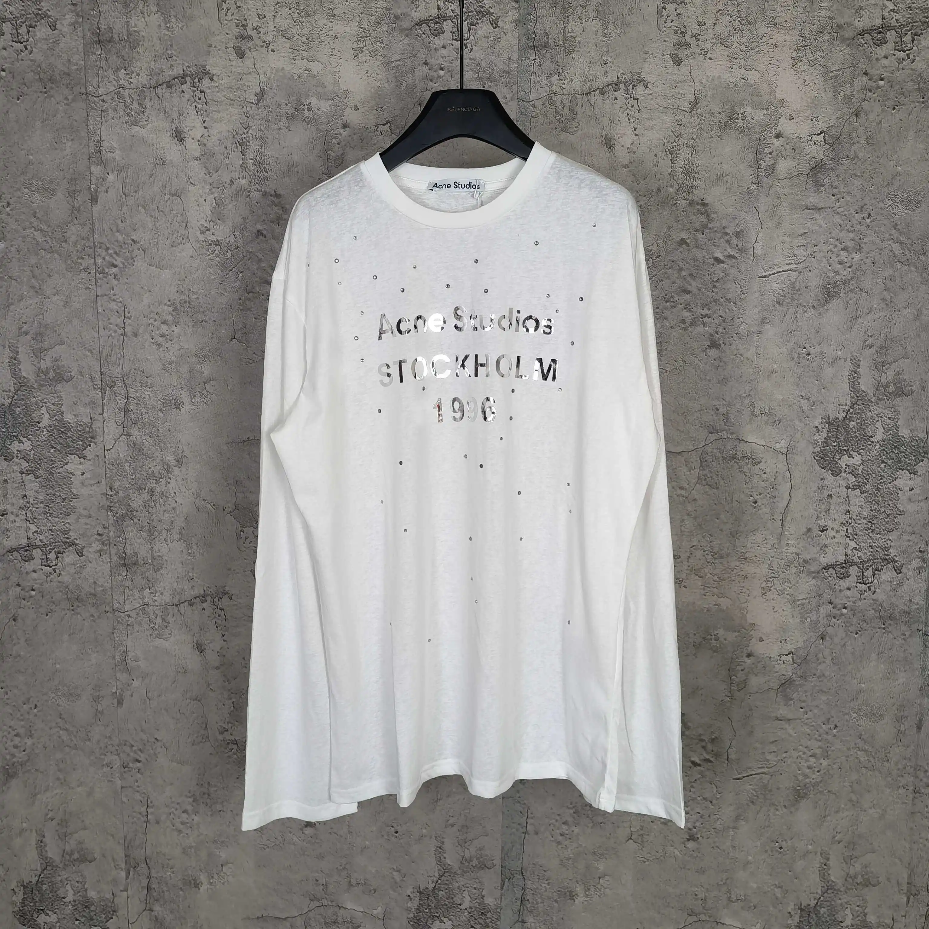 1996 Rhinestone Logo Long-Sleeve T-Shirt D14524535