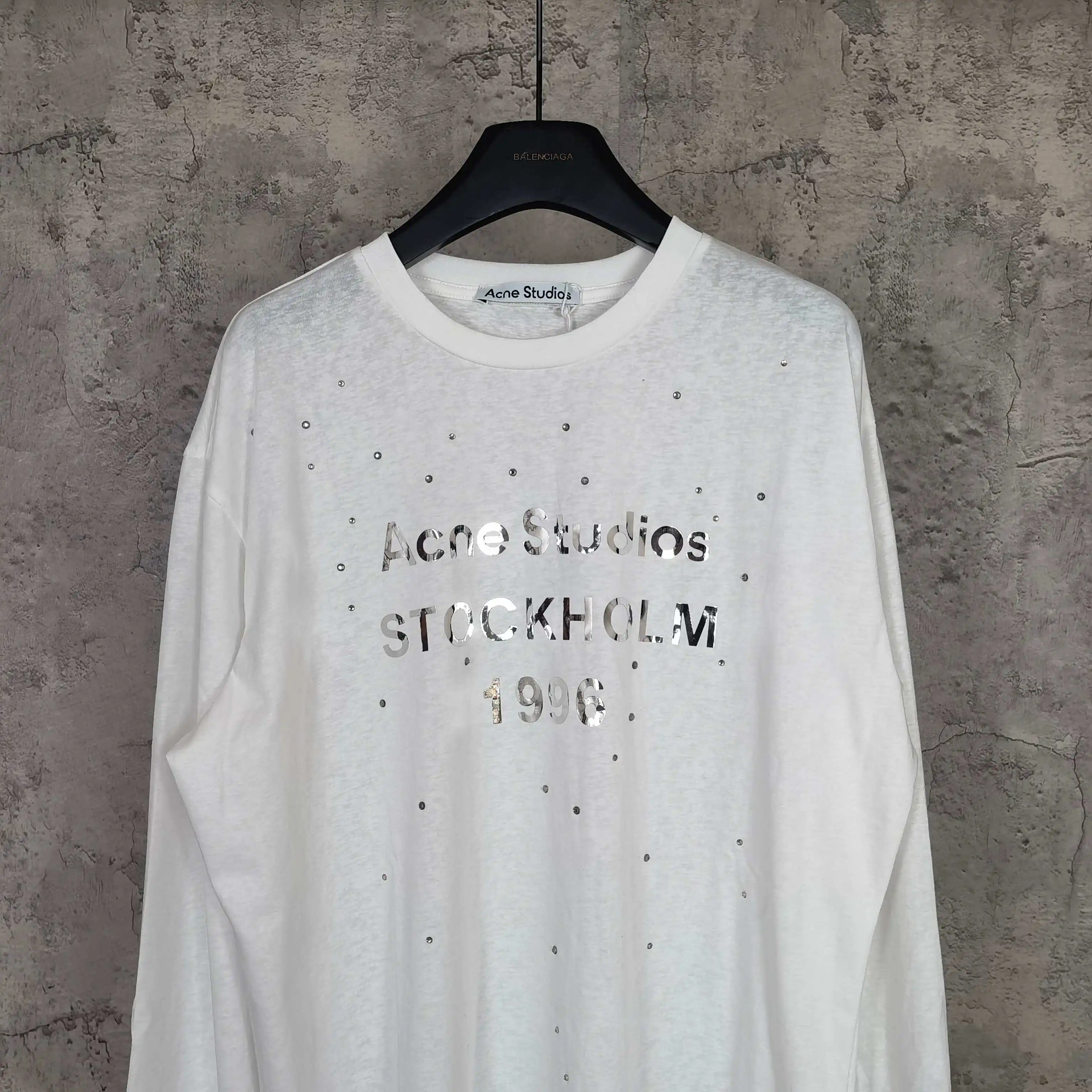 1996 Rhinestone Logo Long-Sleeve T-Shirt D14524535 — view 3