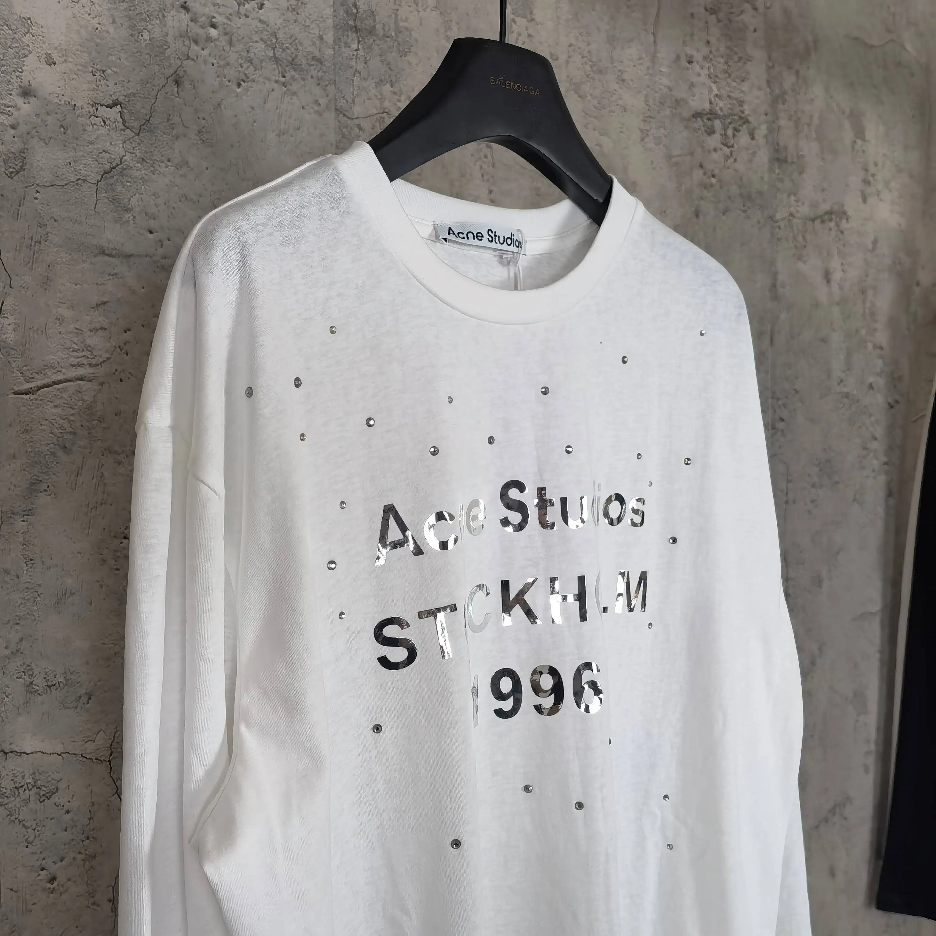 1996 Rhinestone Logo Long-Sleeve T-Shirt D14524535 — view 7