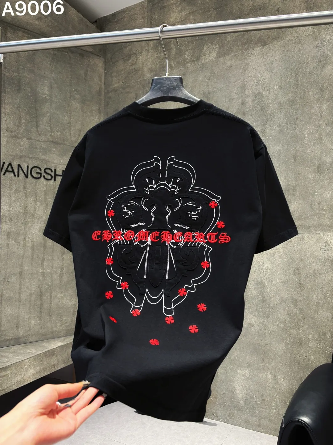 Embroidered Logo Cotton T-Shirt D16019040 — view 2